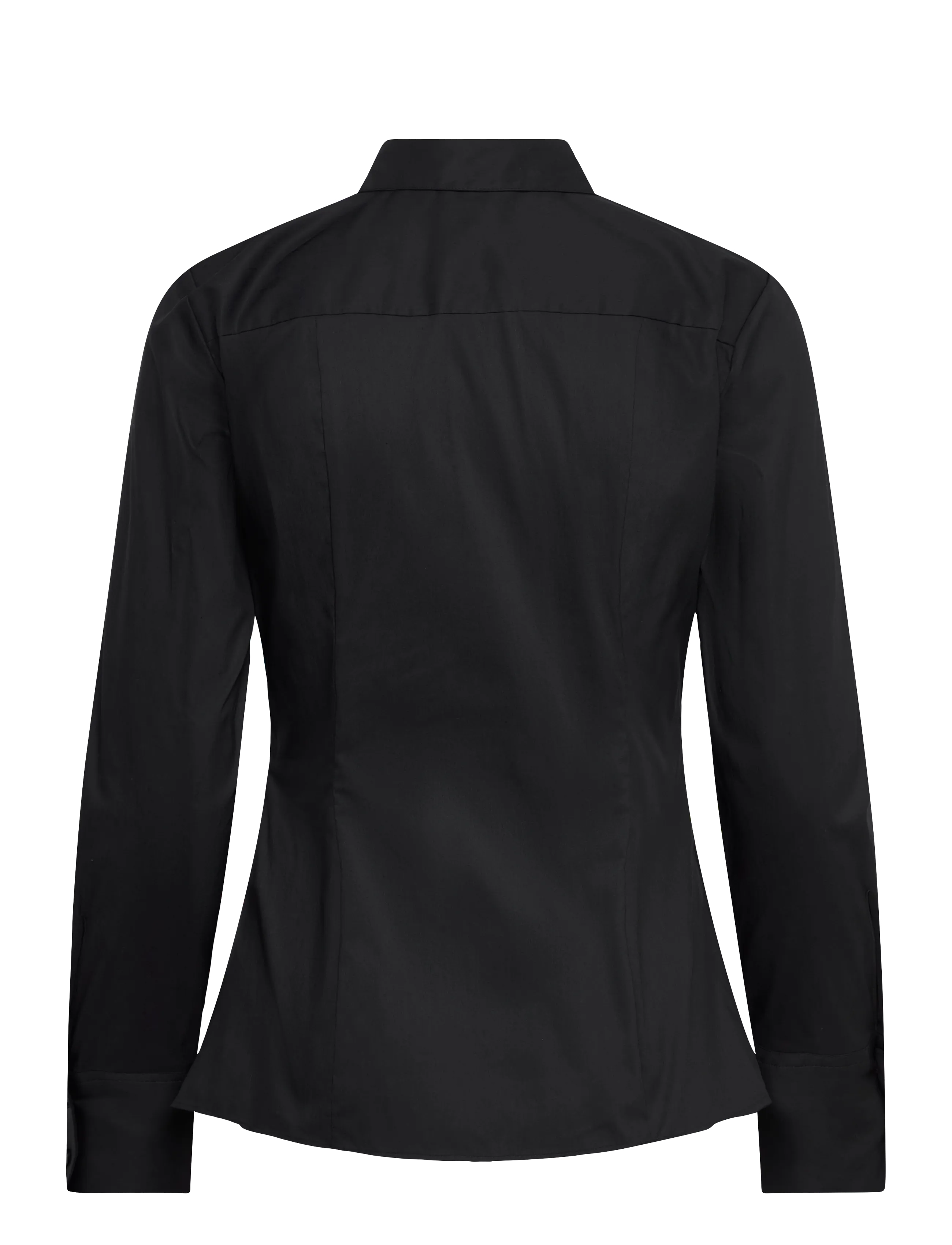 HUGO - The Fitted Shirt - pikkade varrukatega särgid - black - 1