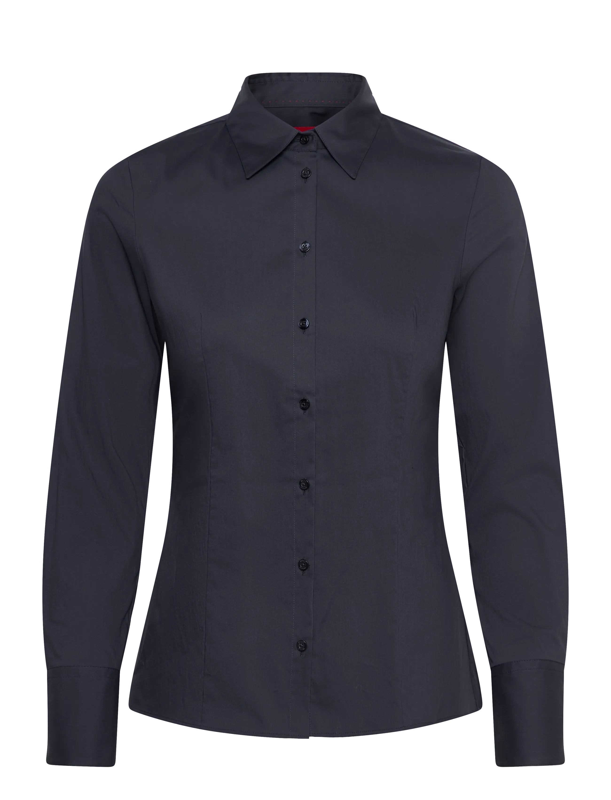 HUGO The Fitted Shirt Navy - 36 - Damen