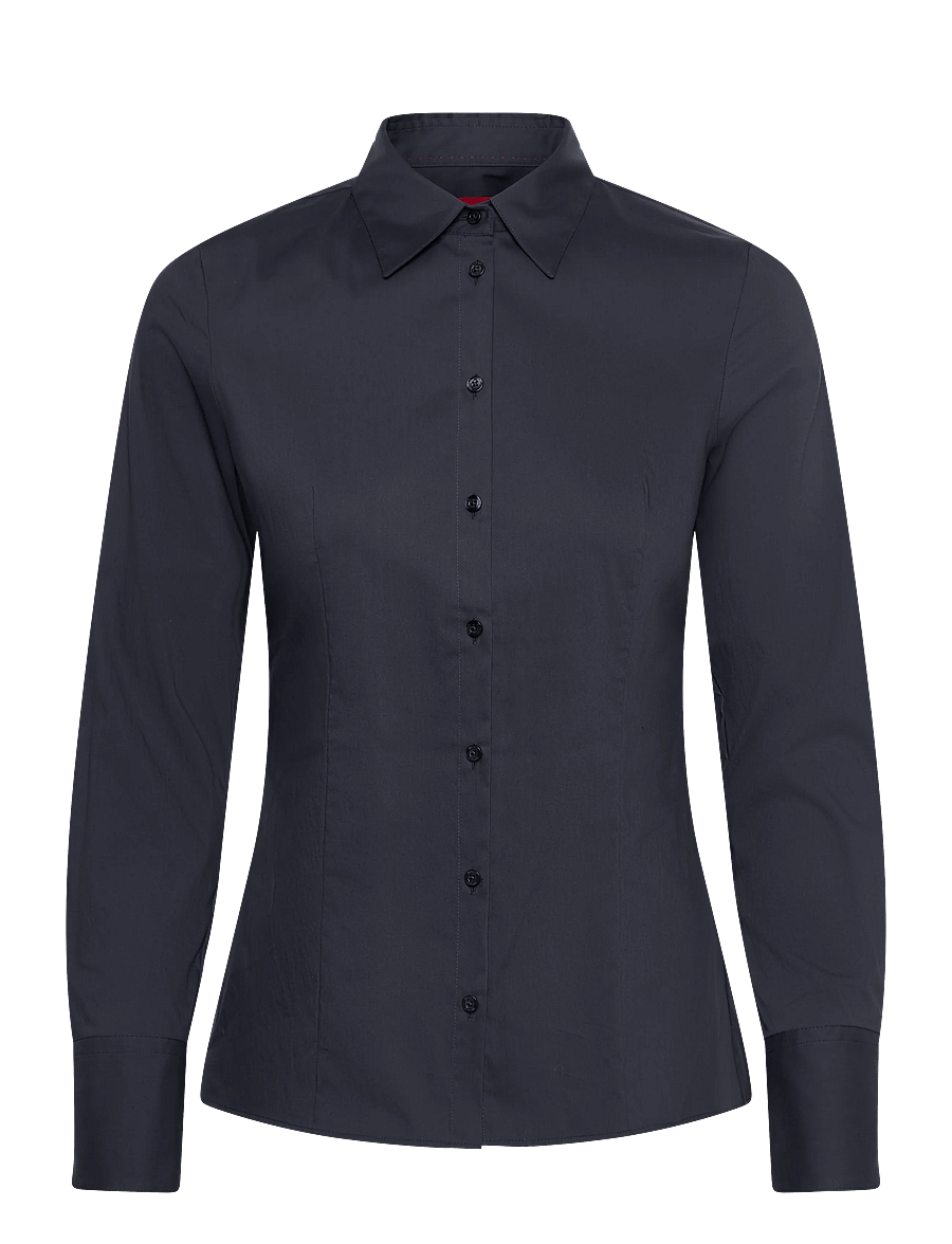 HUGO - The Fitted Shirt - långärmade skjortor - open blue - 0