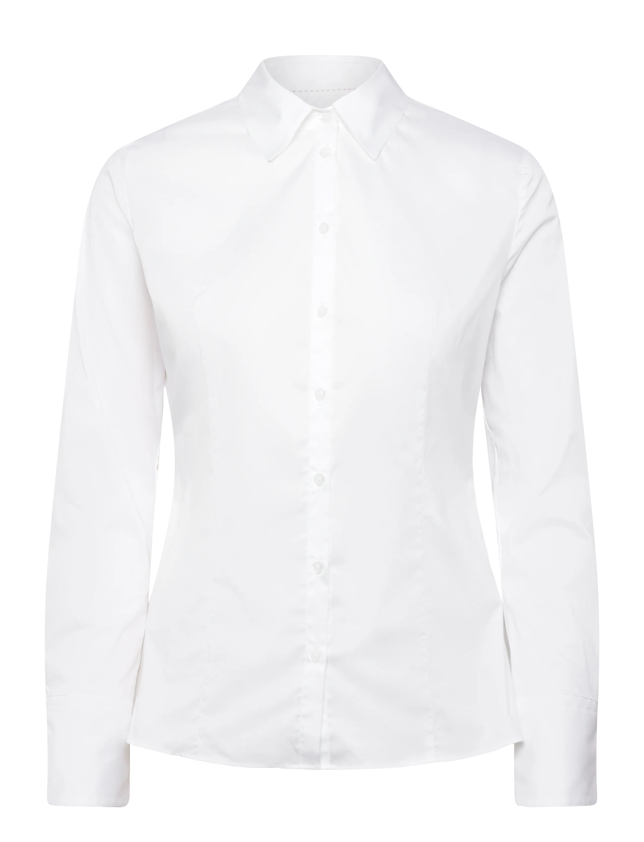 HUGO The Fitted Shirt - Tøj - WHITE / white