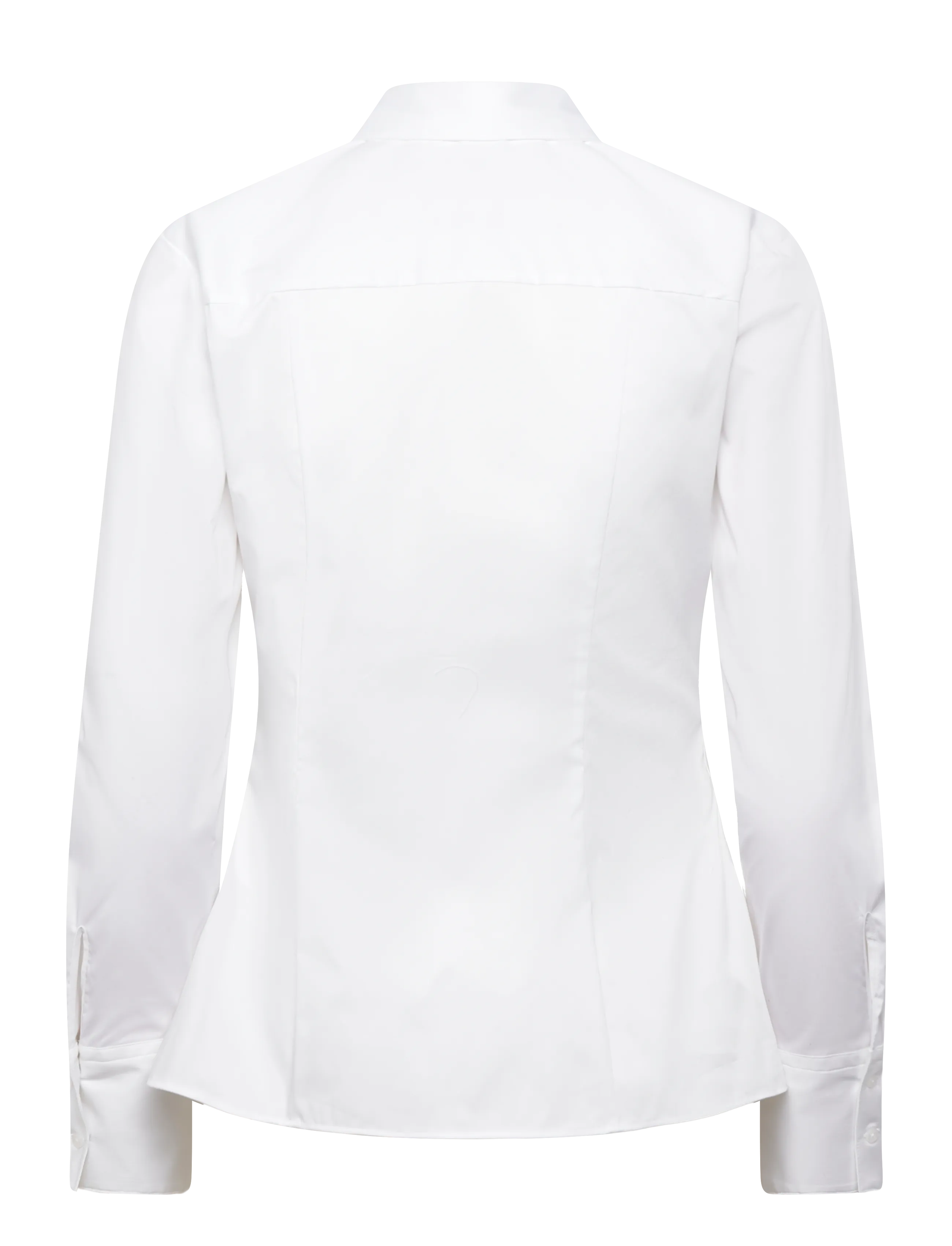 HUGO - The Fitted Shirt - langärmlige hemden - white - 1