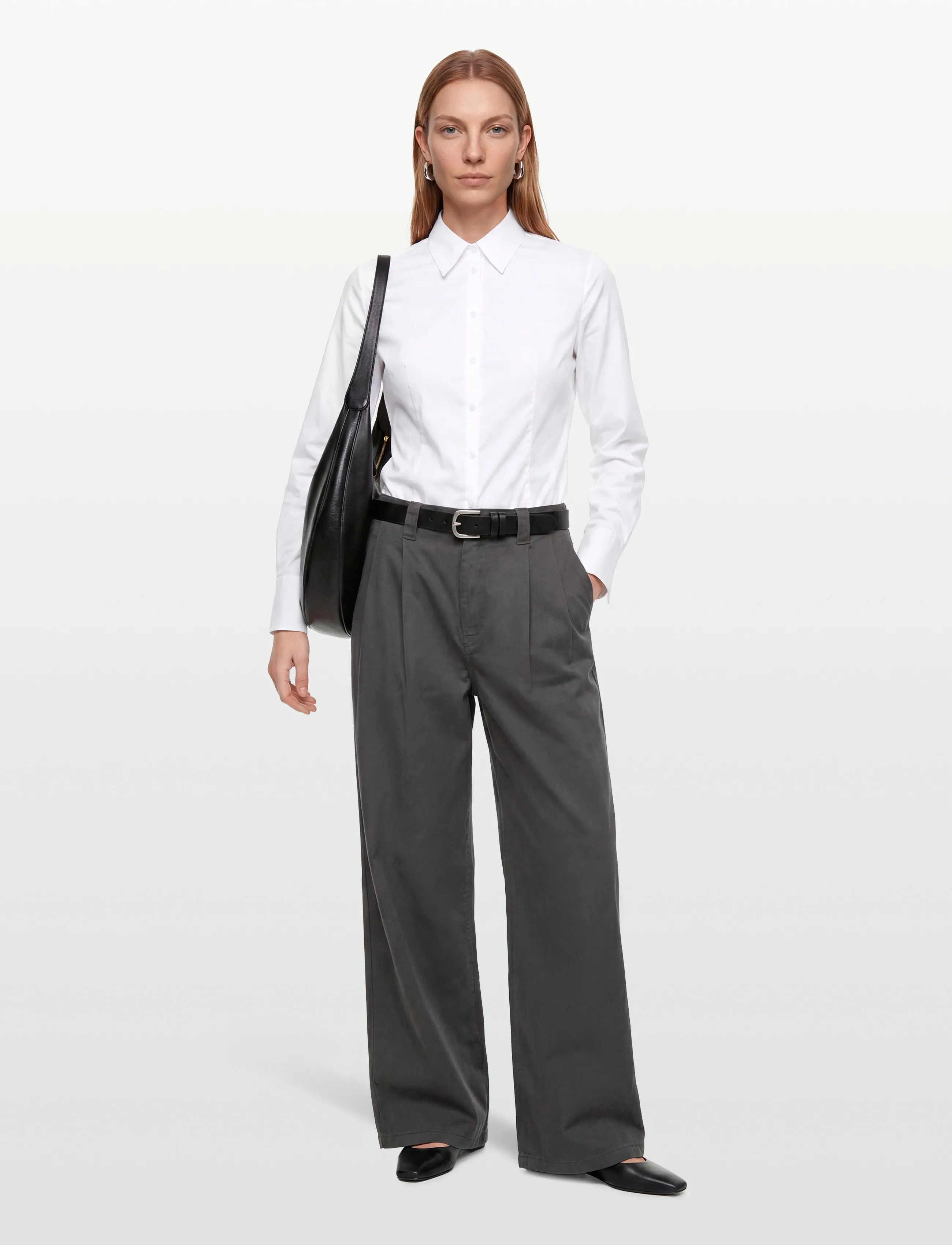 HUGO The Fitted Shirt, 40, Shirts, Weiß - Long-sleeved, Frauen