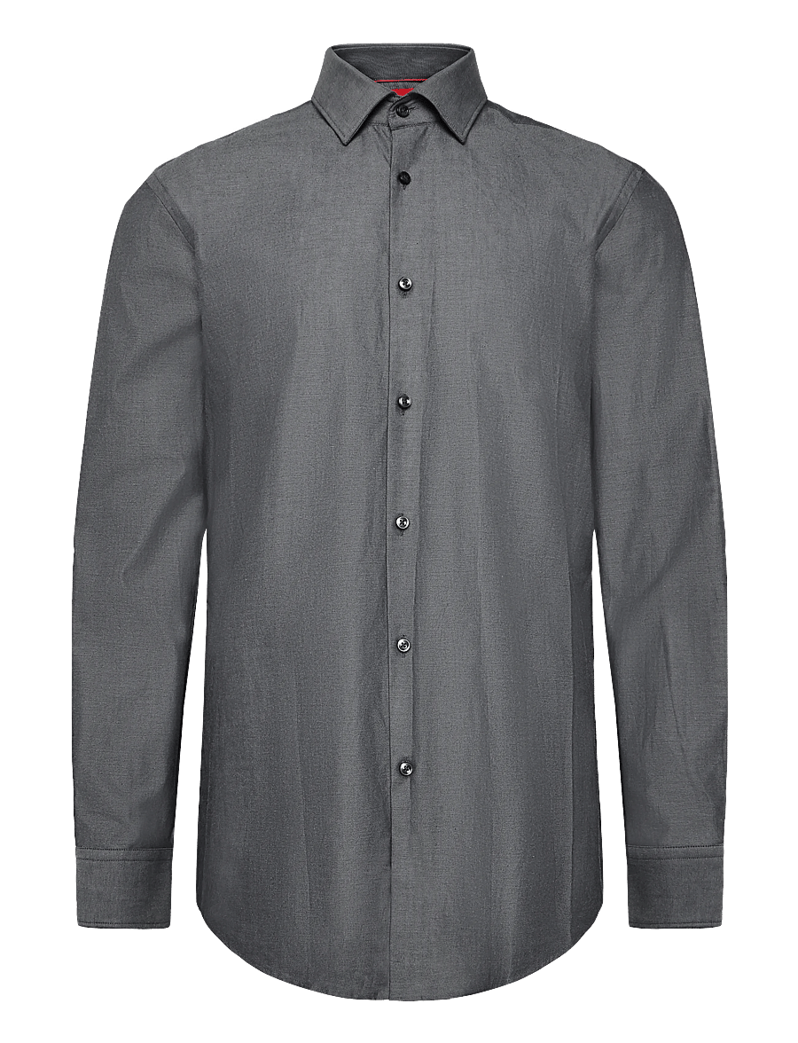 HUGO - Kenno - striped shirts - black - 0