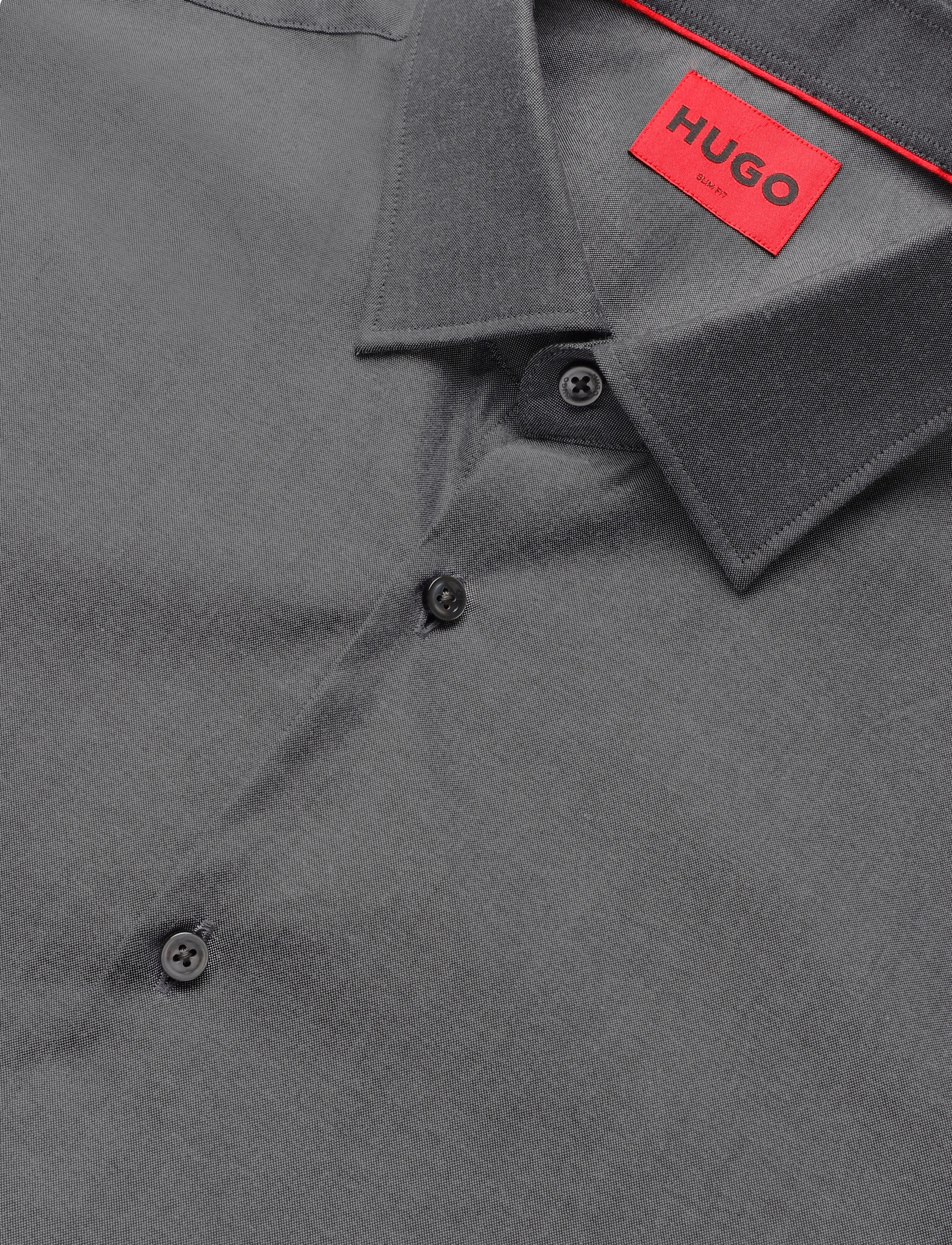 HUGO - Kenno - striped shirts - black - 2