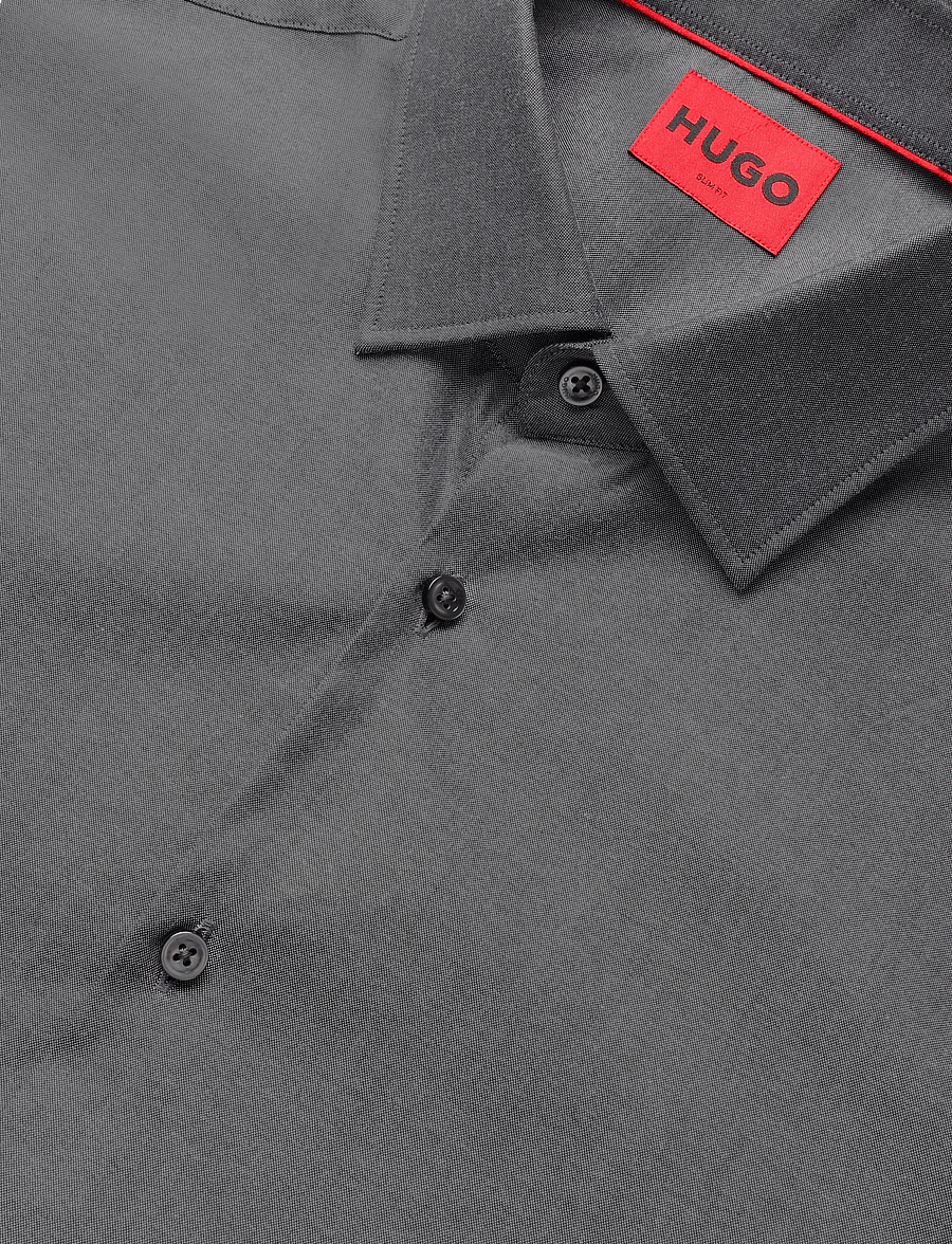 HUGO - Kenno - striped shirts - black - 2