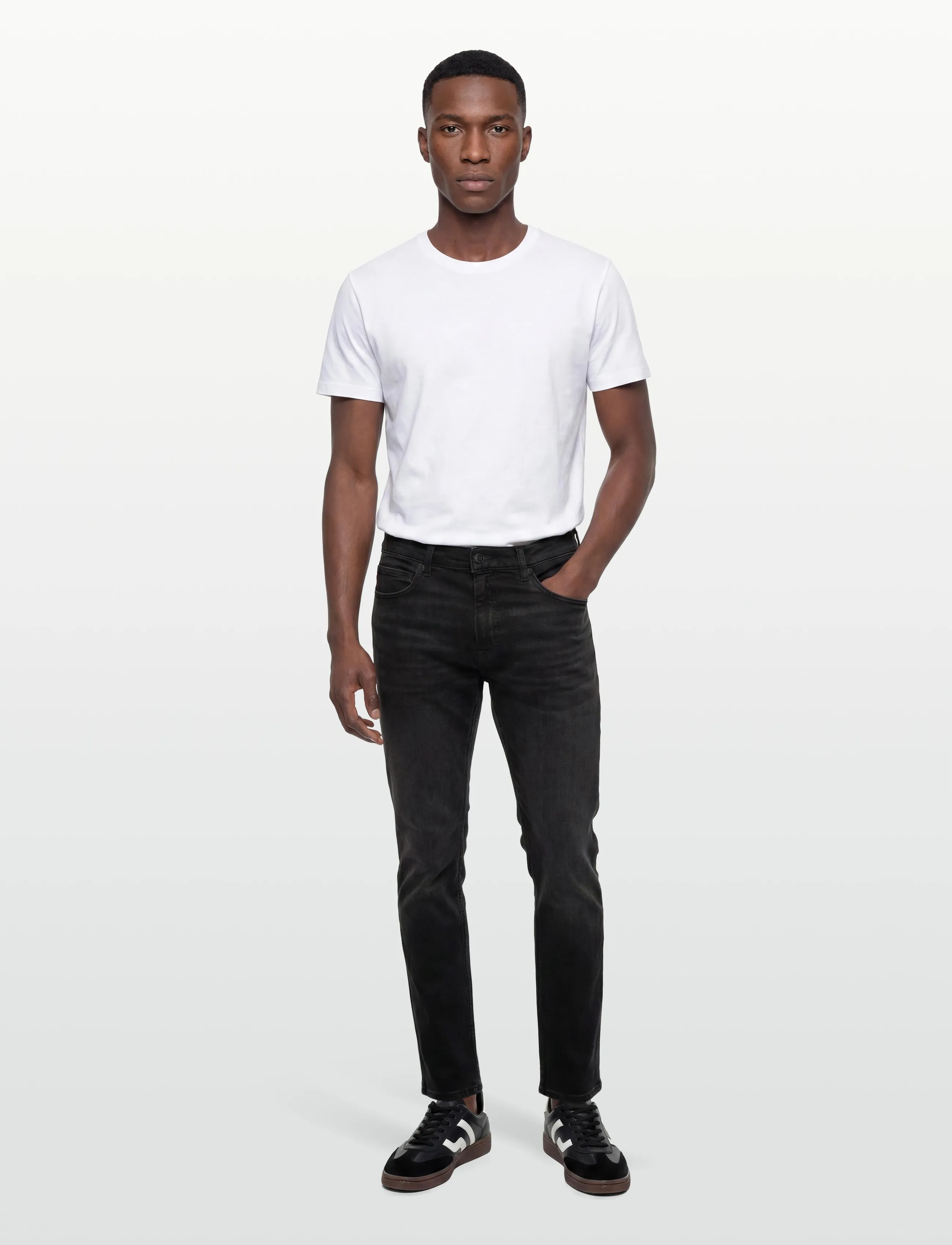 HUGO HUGO 708 - Jeans - DARK GREY / black