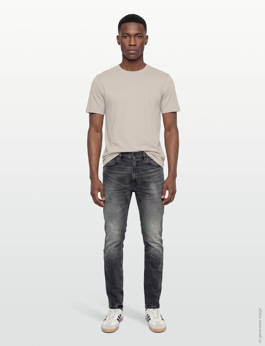 HUGO - HUGO 708 - kitsad teksad - medium grey - 0