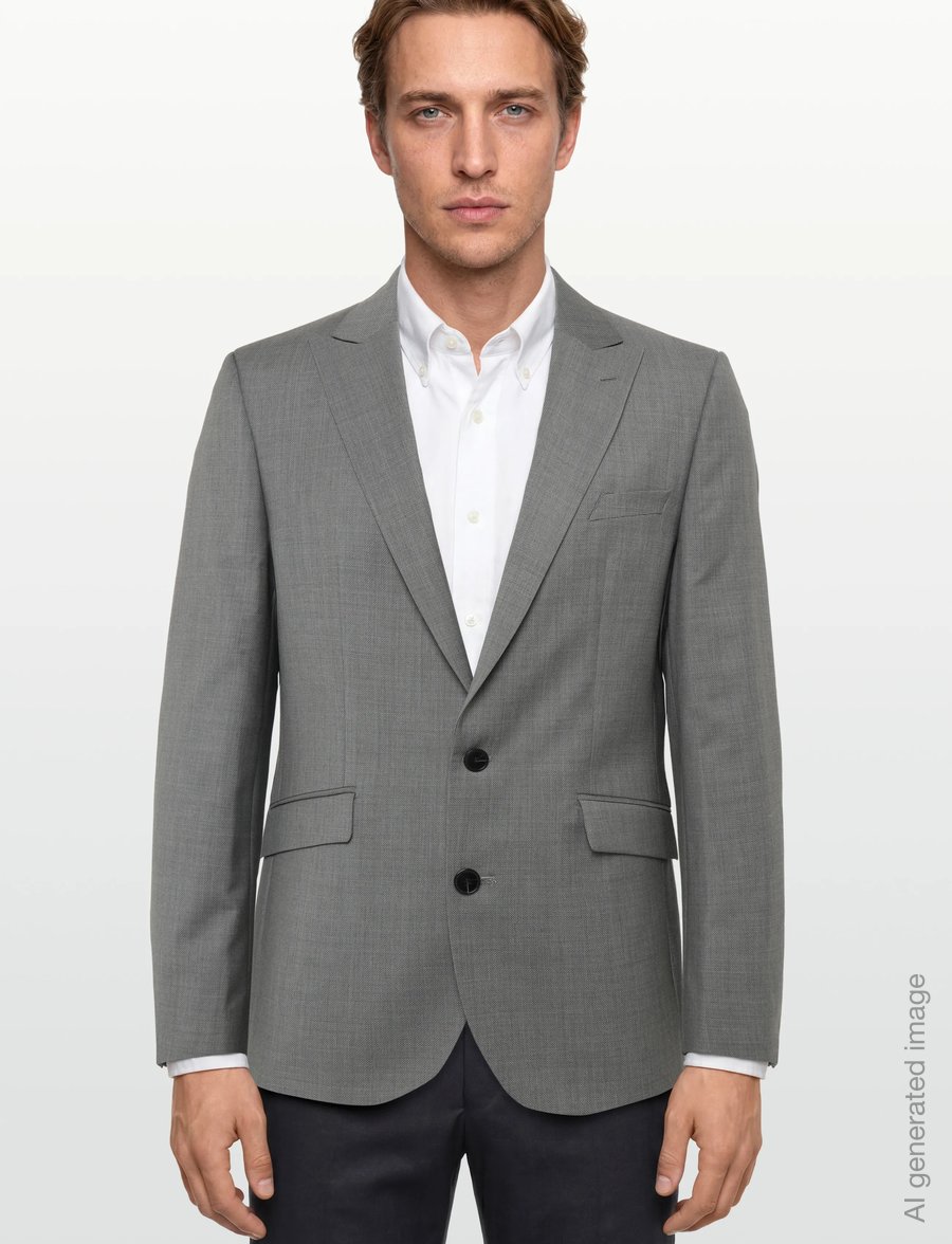 HUGO - Arti261X - enkeltradede blazere - medium grey - 3