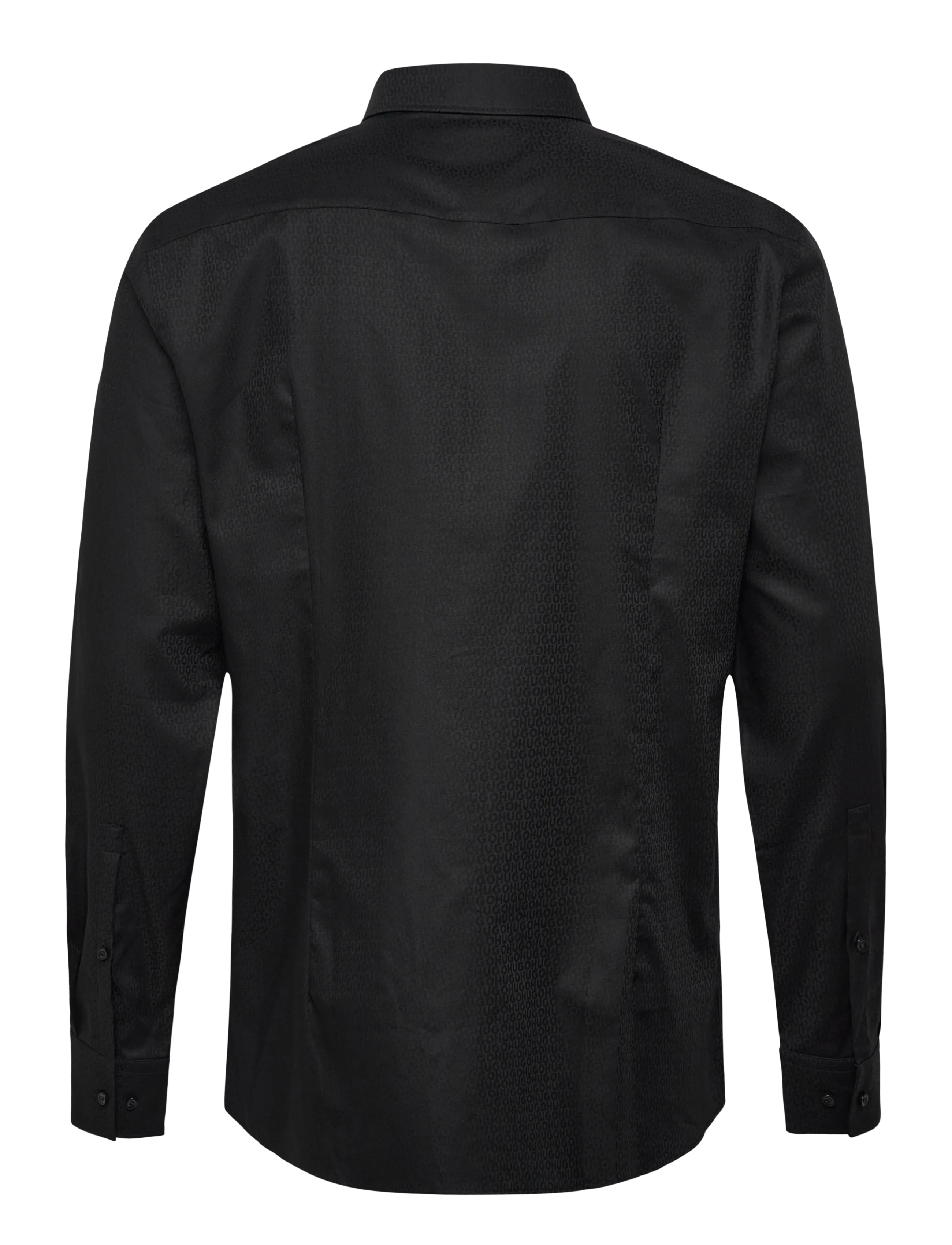 HUGO - Kenno - mönstrade skjortor - black - 1