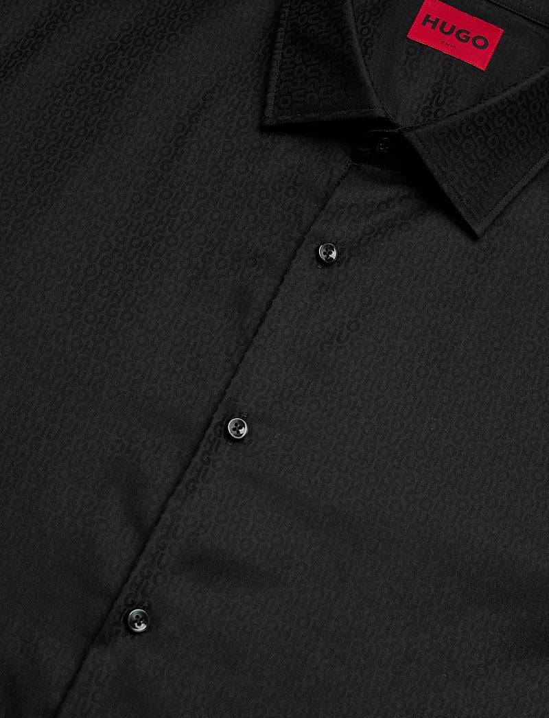 HUGO - Kenno - mønstrede skjorter - black - 3
