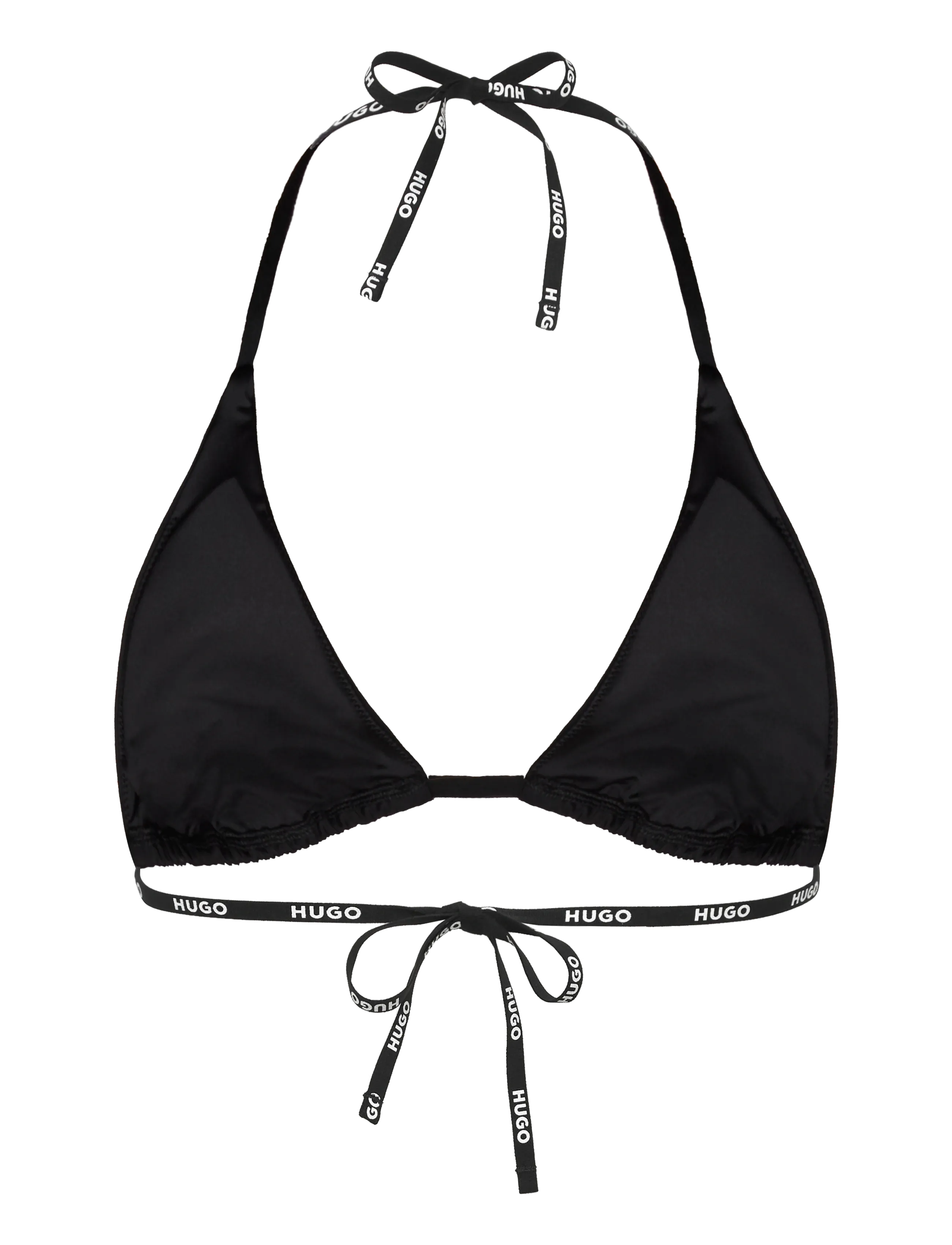 HUGO - PURE TRIANGLE - dreieck-bikini-oberteile - black - 1