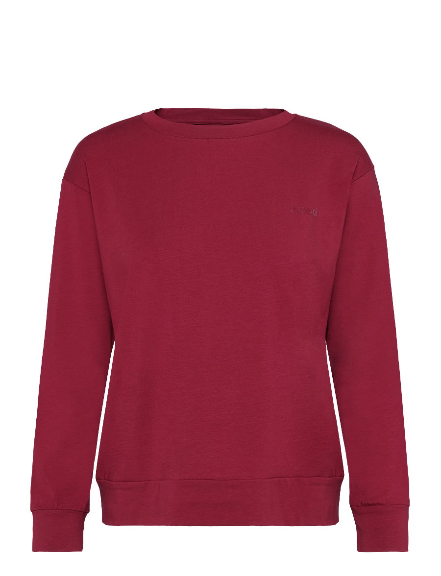 HUGO - HUGO ID LS-SHIRT - sweatshirts - open red - 0