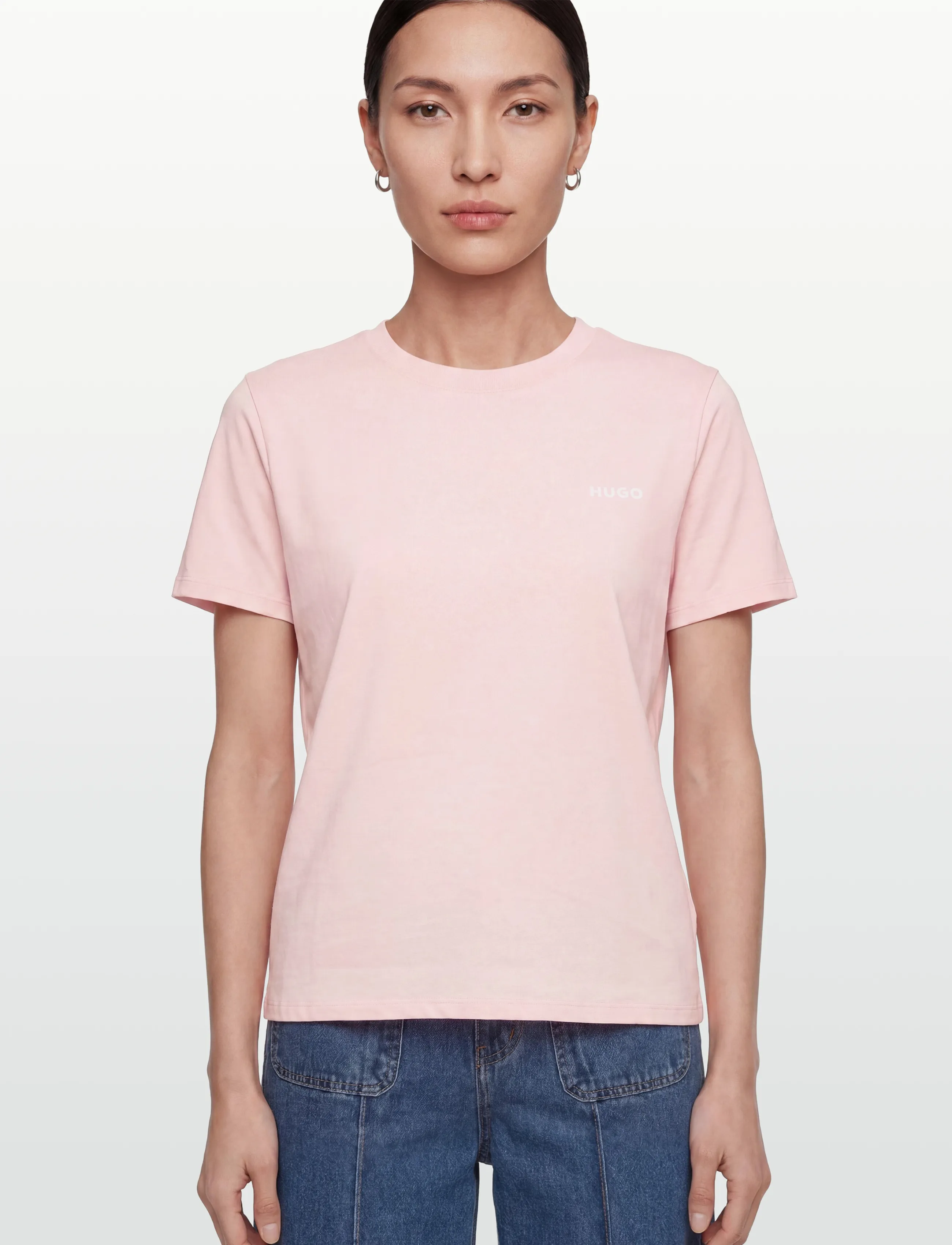 HUGO - HUGO ID T-SHIRT - t-shirts - light/pastel pink - 3