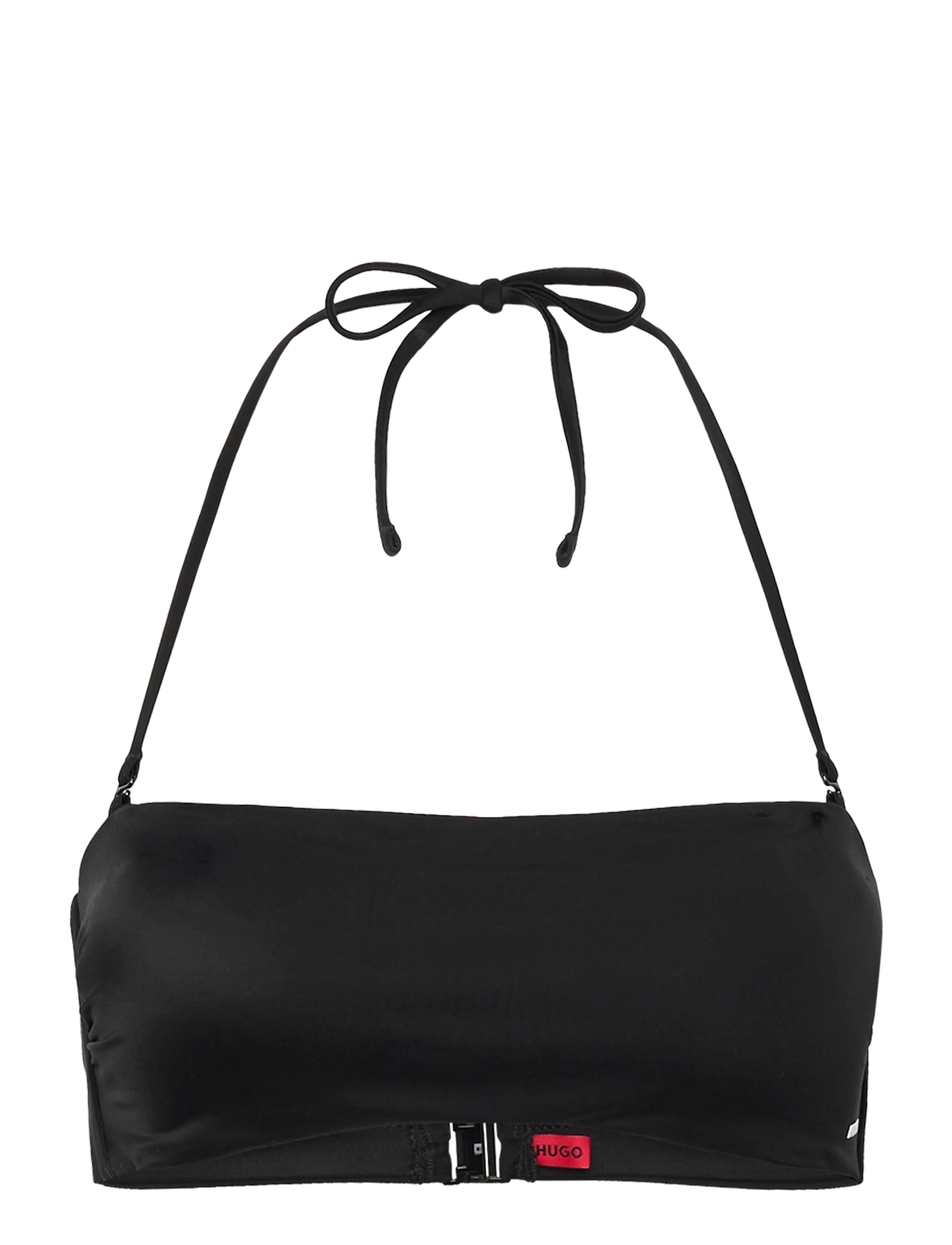 HUGO Pure Bandeau, M, Bikini Oberteile, Schwarz - Bandeau Bikinitops, Frauen