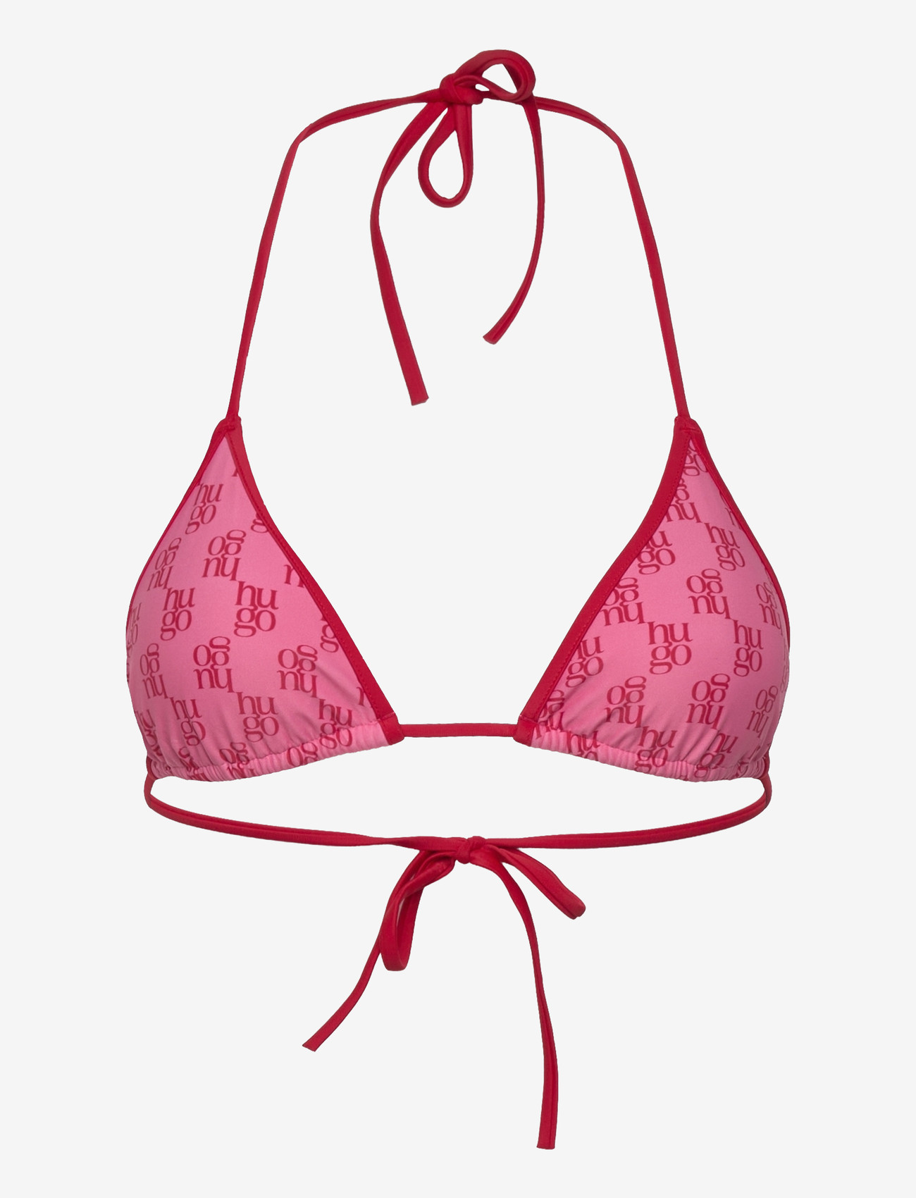 HUGO - MONOGRAM TRIANGLE - kolmnurksed bikiinide ülaosad - medium pink - 0
