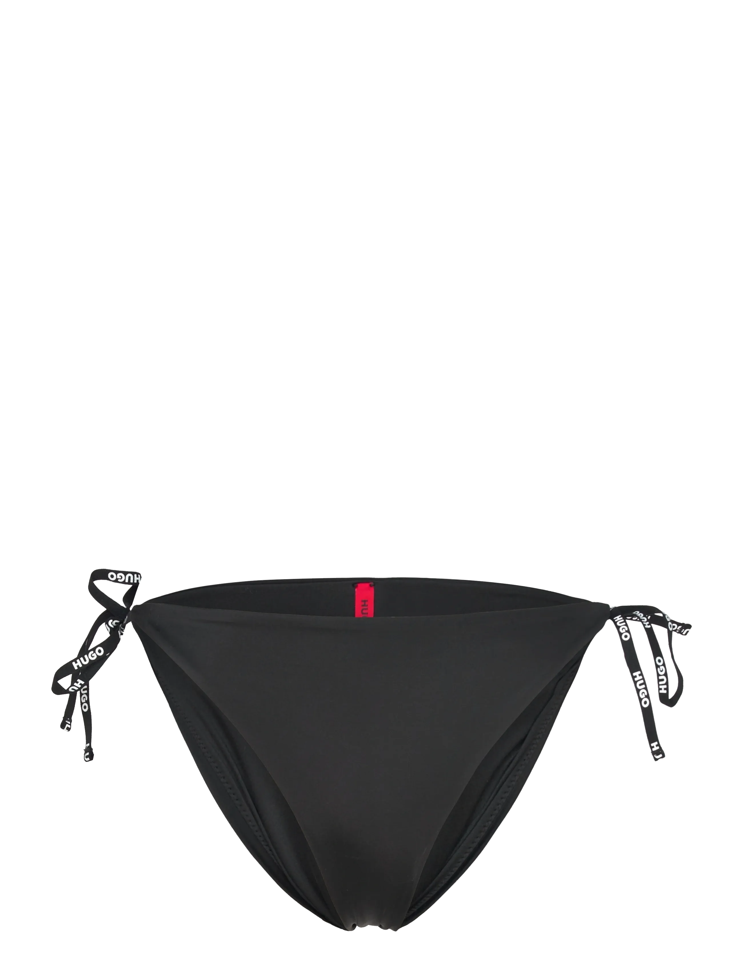 HUGO PURE SIDE TIE - Side tie bikinis - BLACK / black