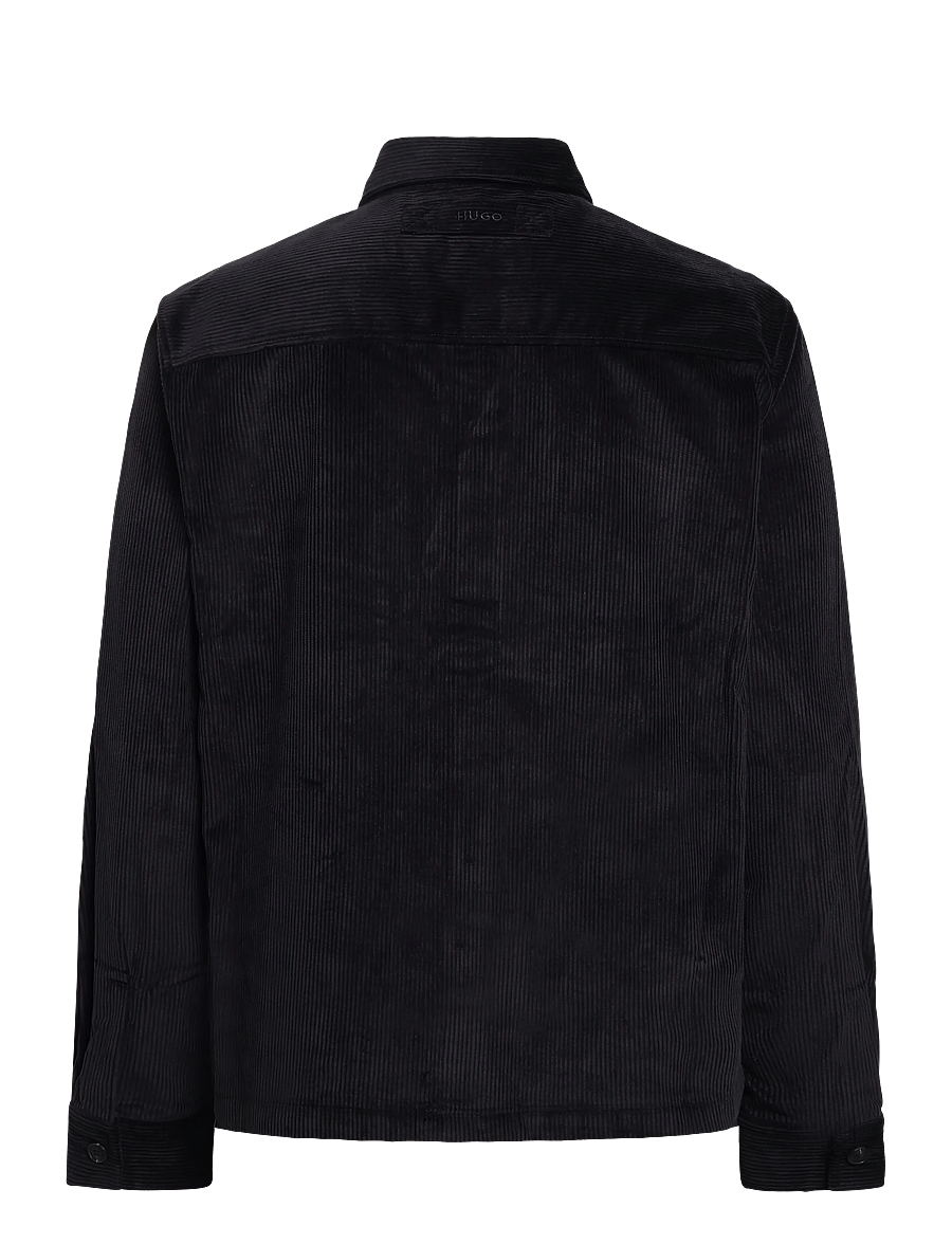 HUGO - Ecord - corduroy shirts - black - 1