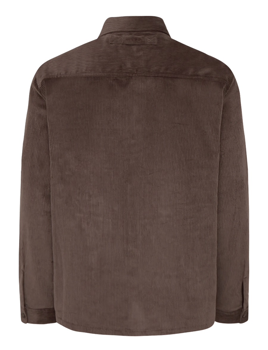 HUGO - Ecord - cordhemden - brown overflow - 1