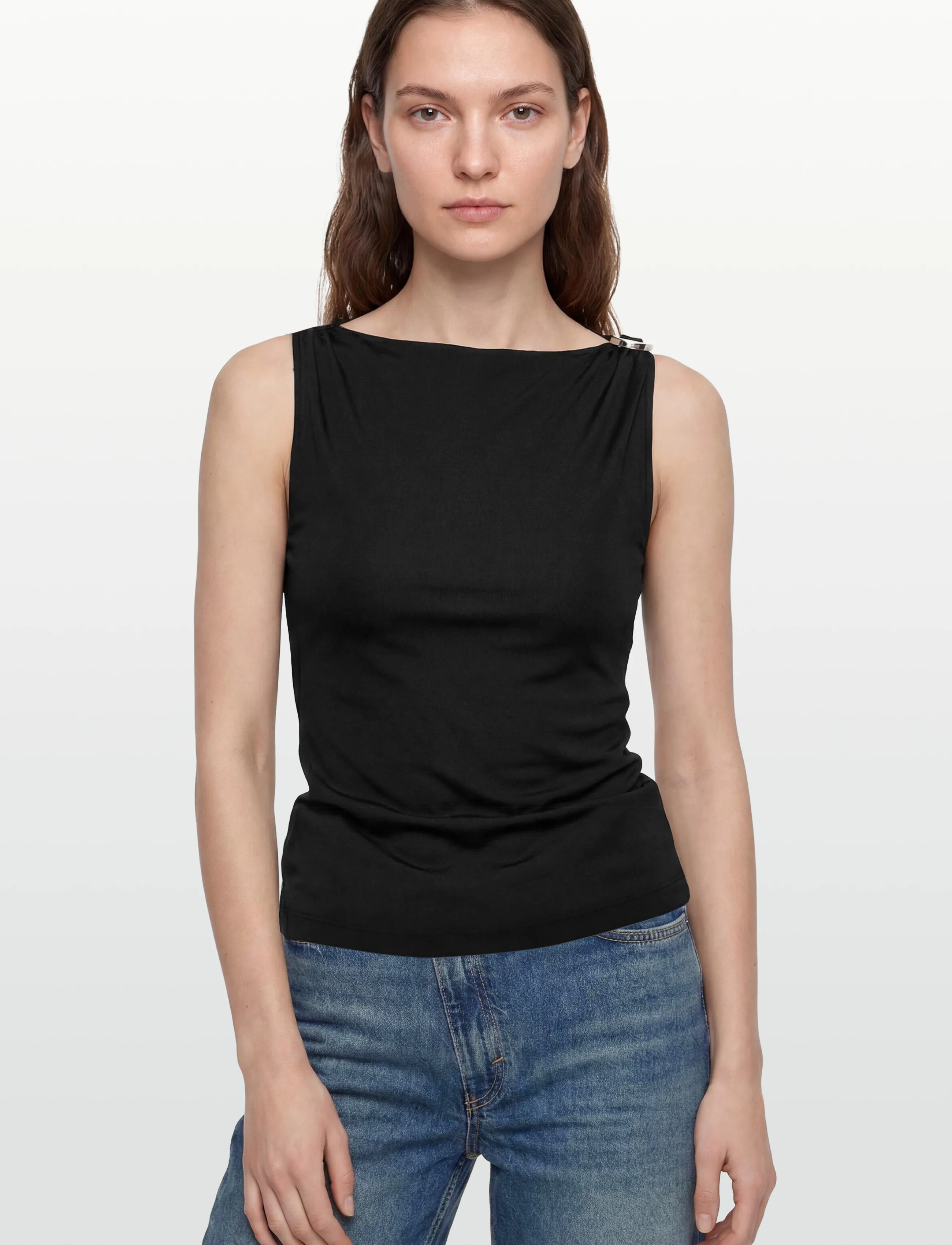 HUGO - Dastasy - varrukateta alussärgid - black - 3