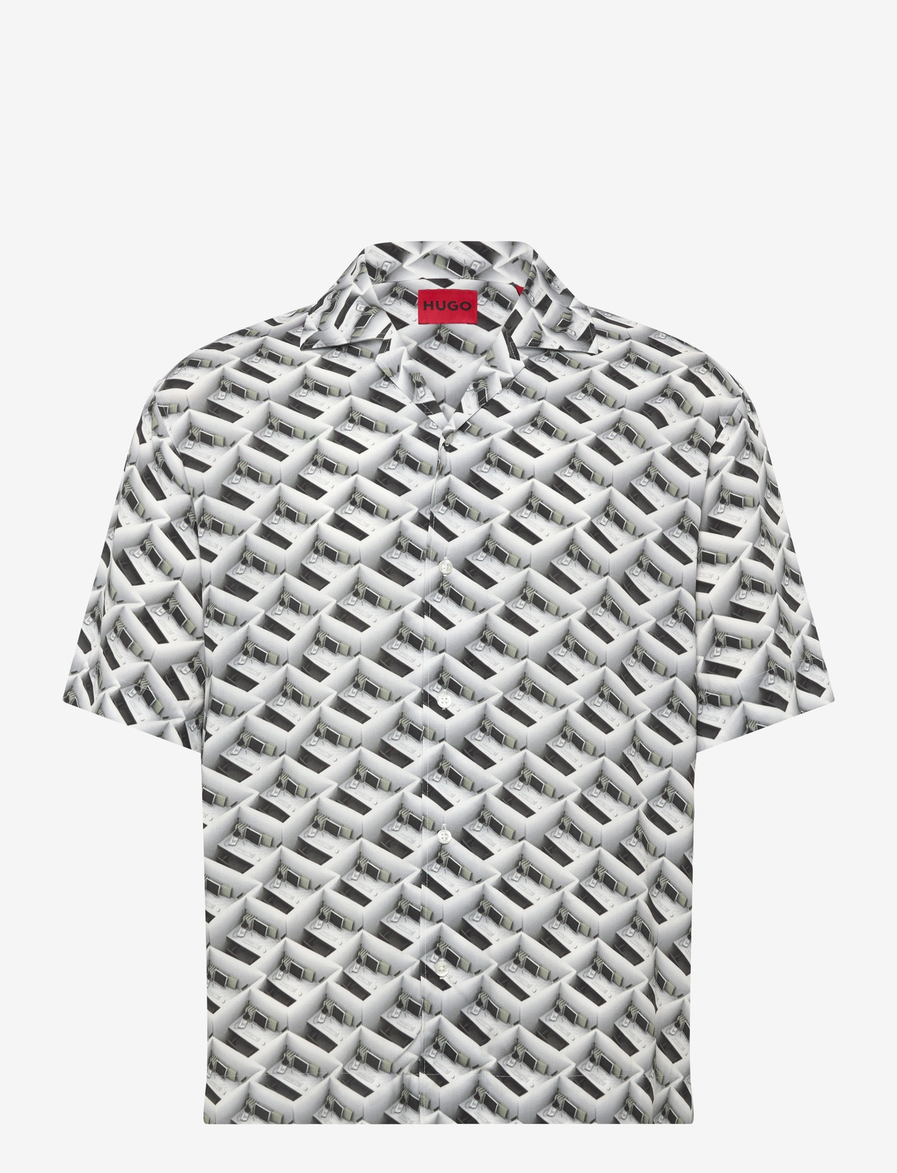 HUGO - Espino - kortærmede skjorter - open white - 0