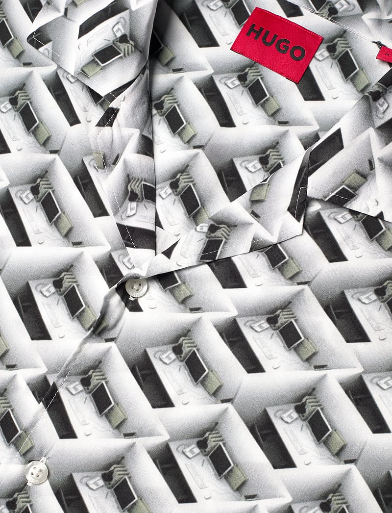 HUGO - Espino - skjorter med mønster - open white - 2