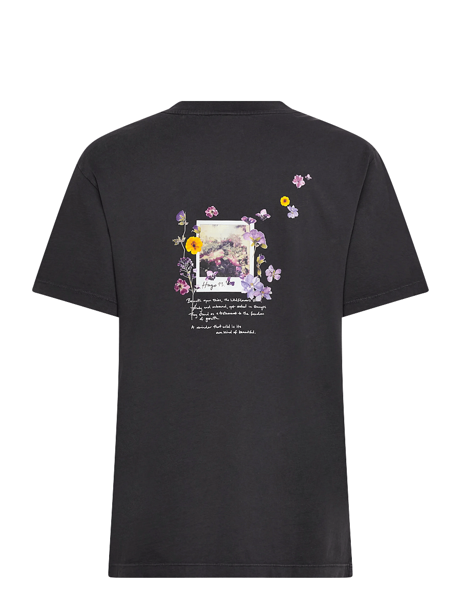 HUGO - Vintage Tee_21 - stuttermarbolir - black - 1