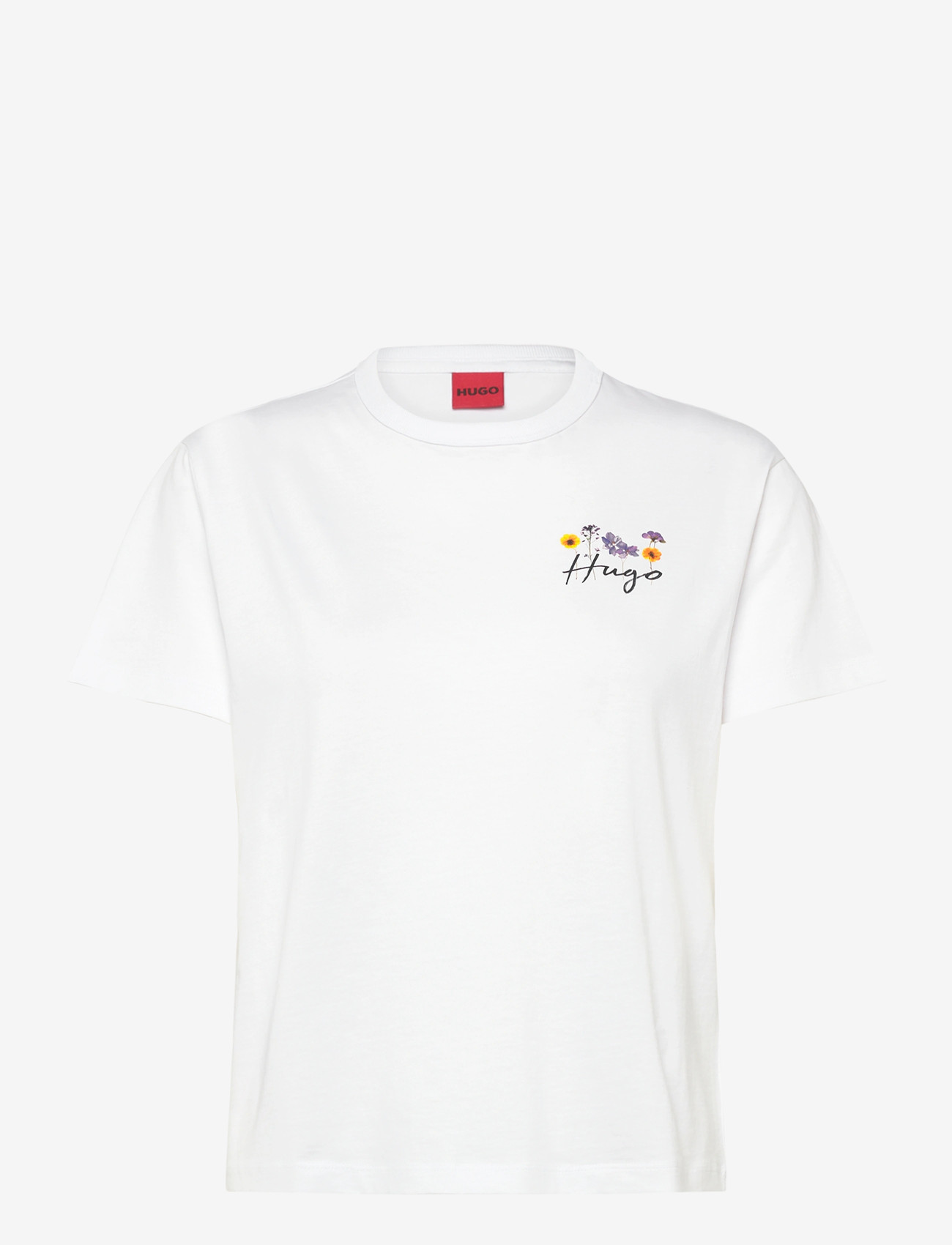HUGO - Destrel_4 - t-shirts - white - 0