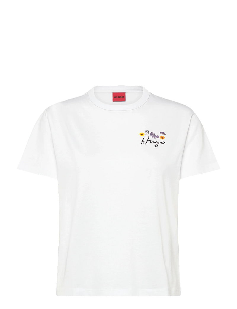HUGO - Destrel_4 - t-shirts - white - 0