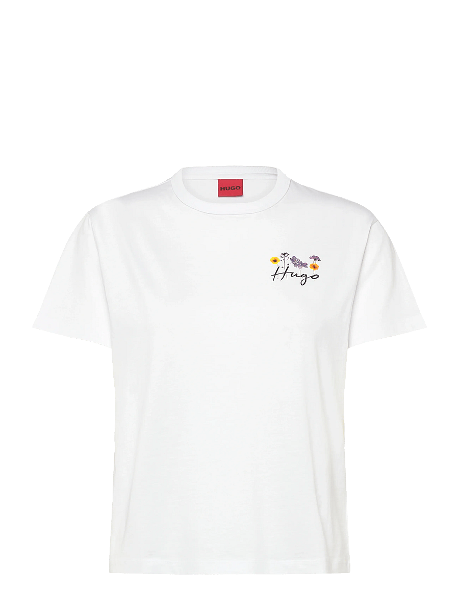 HUGO - Destrel_4 - t-shirts - white - 0