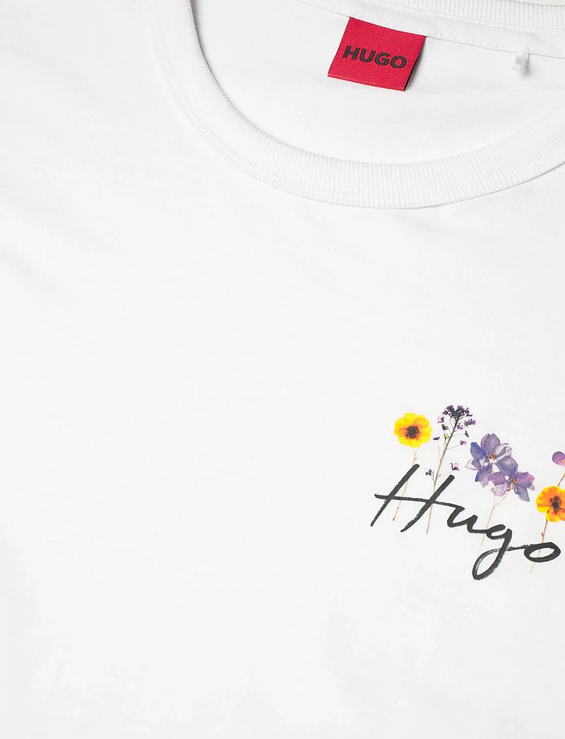 HUGO - Destrel_4 - t-shirts - white - 2