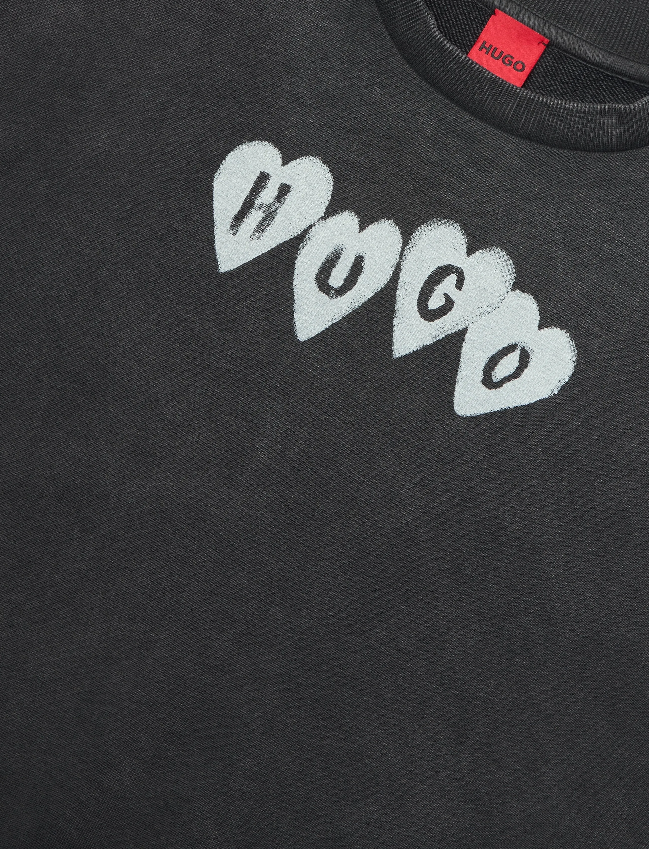 HUGO - Deroxina_8 - sweatshirts - black - 2