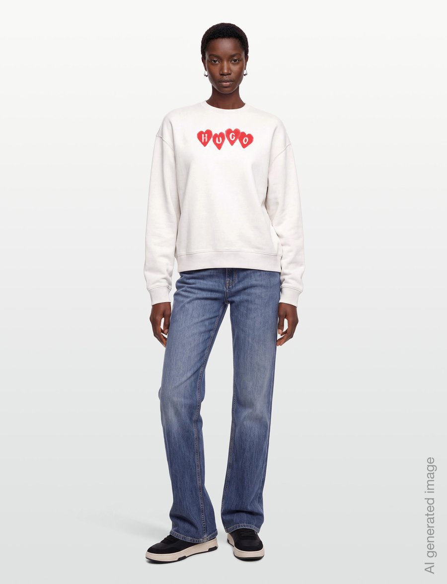 HUGO - Deroxina_8 - sweatshirts - natural - 0