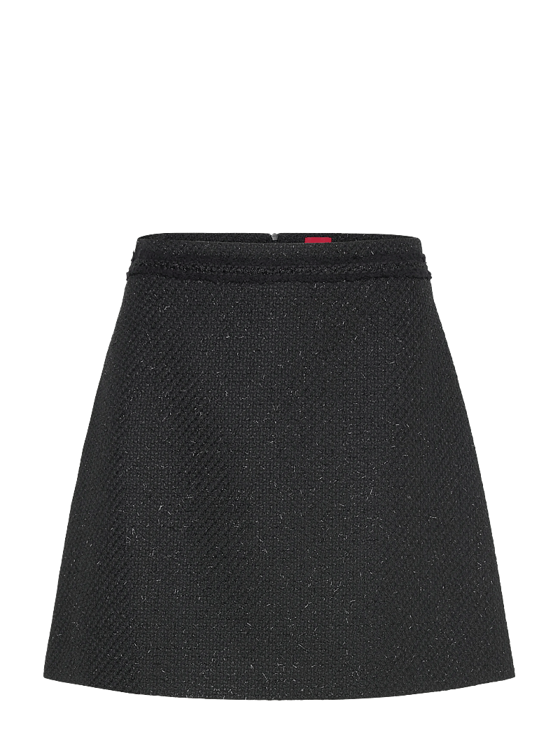 HUGO - Rafransi - kootud seelikud - black - 0