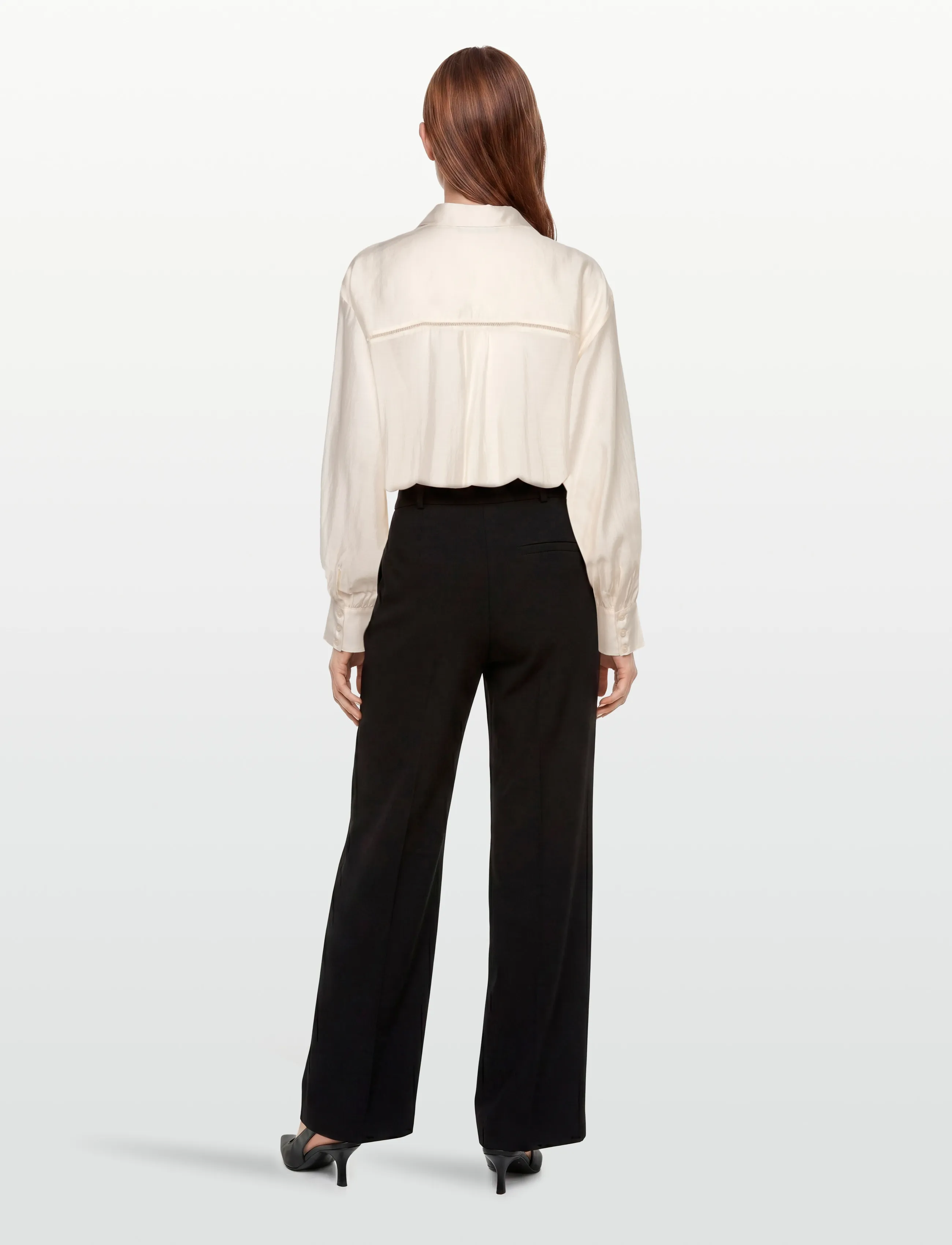 HUGO - Hasmina - wide leg trousers - black - 4