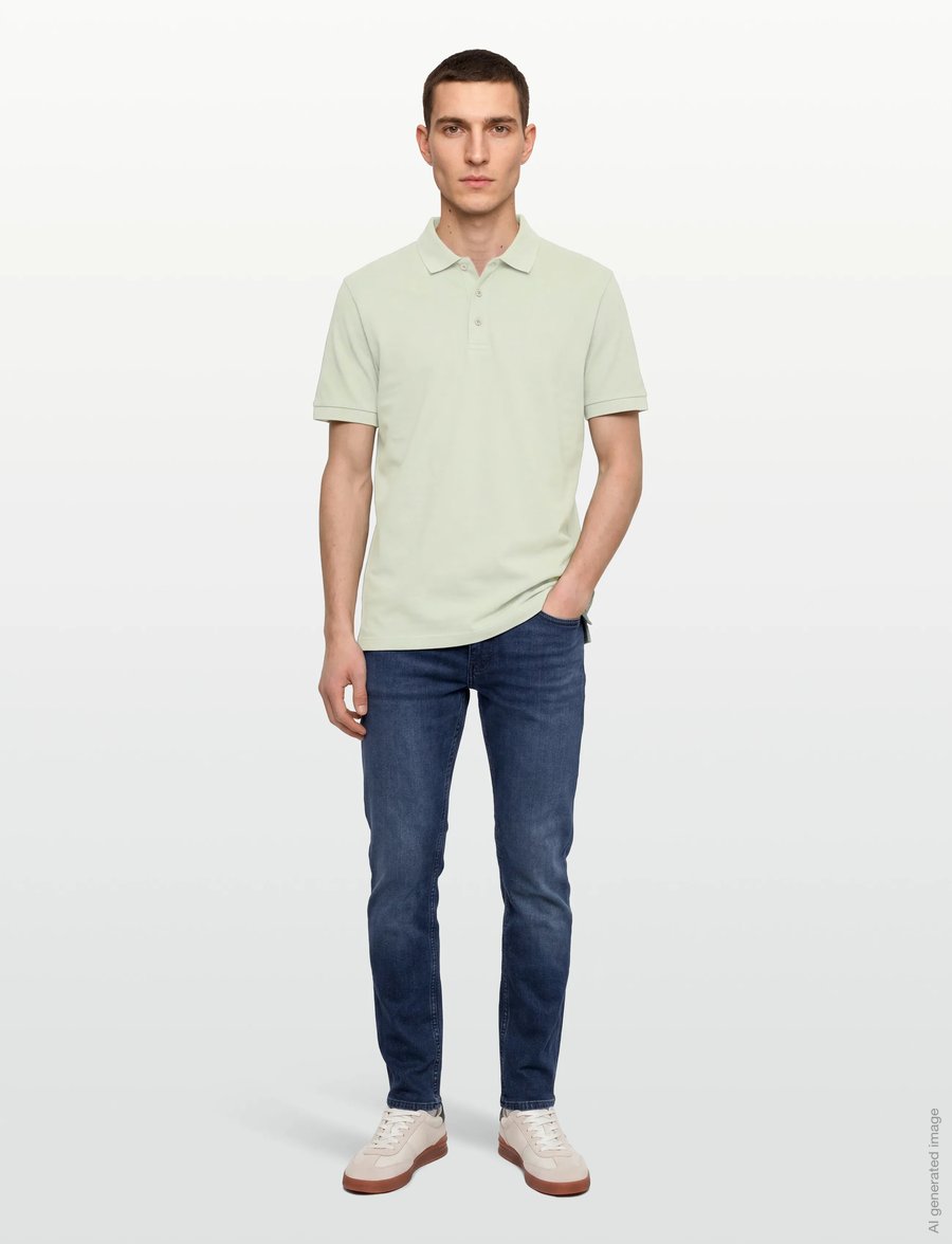 HUGO - HUGO 708 - tavalised teksad - medium blue - 0