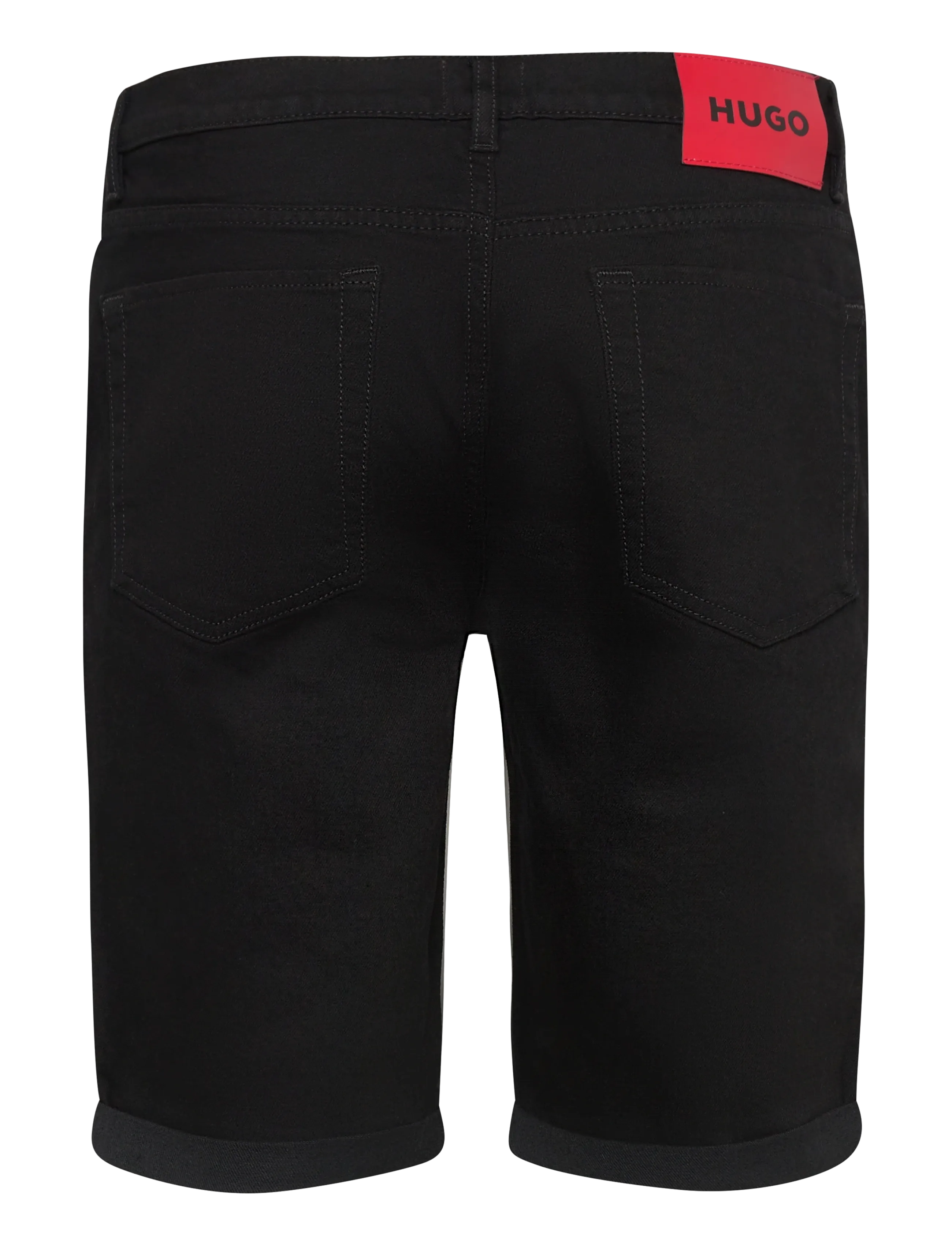 HUGO - HUGO 634/S - short en jean - black - 1