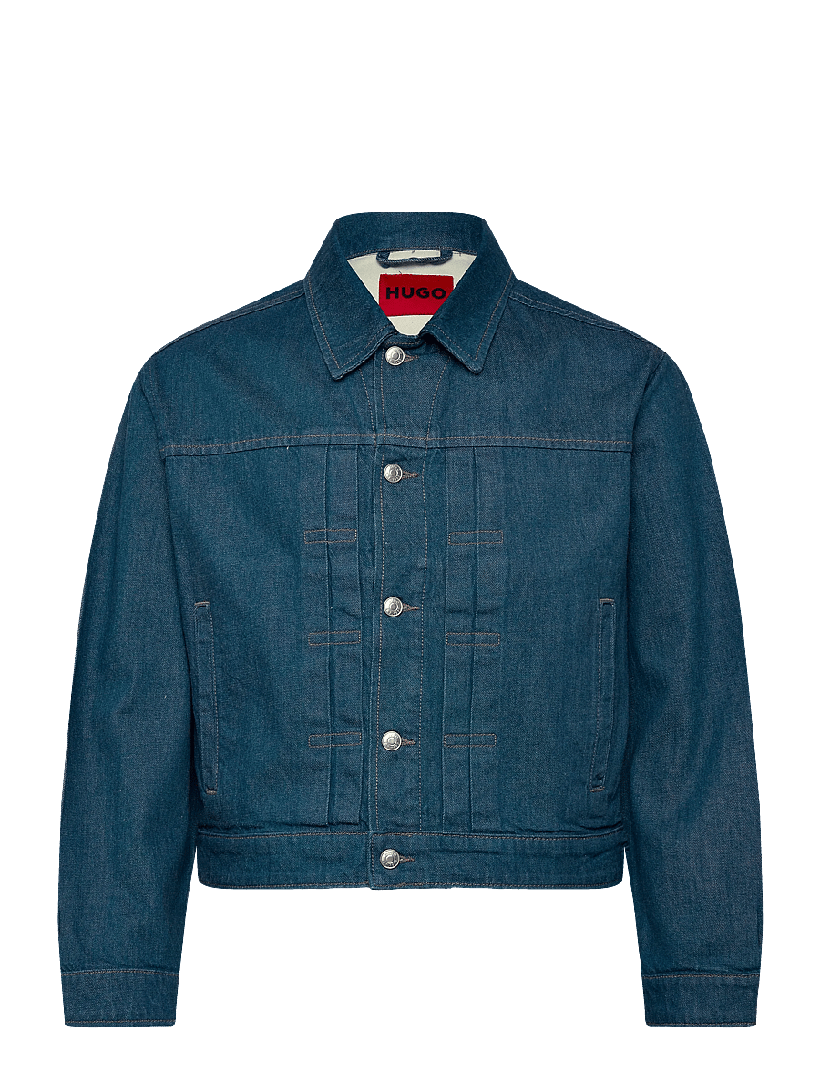 HUGO - HUGO 096/4 - ofodrade jeansjackor - dark blue - 0