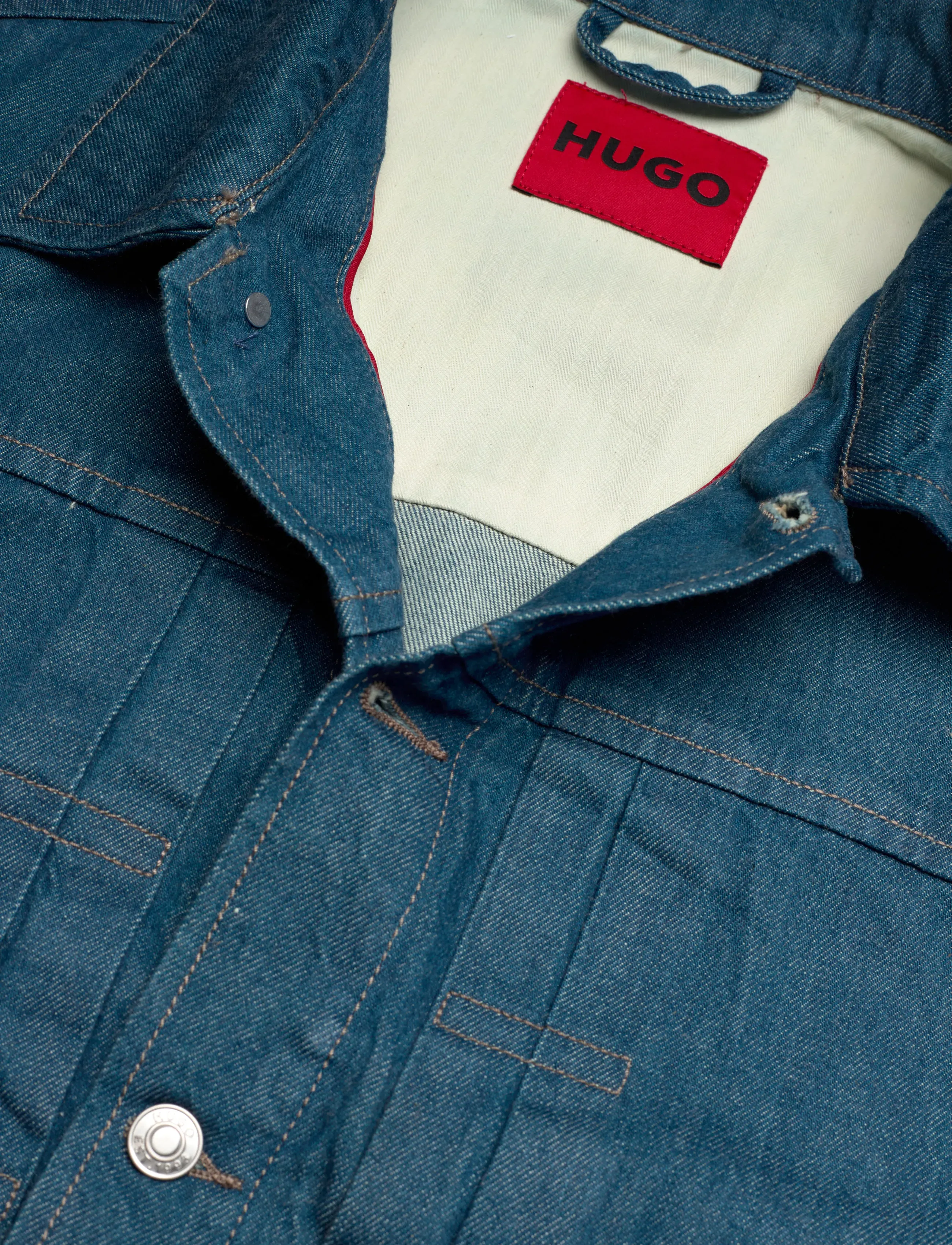 HUGO - HUGO 096/4 - ofodrade jeansjackor - dark blue - 2