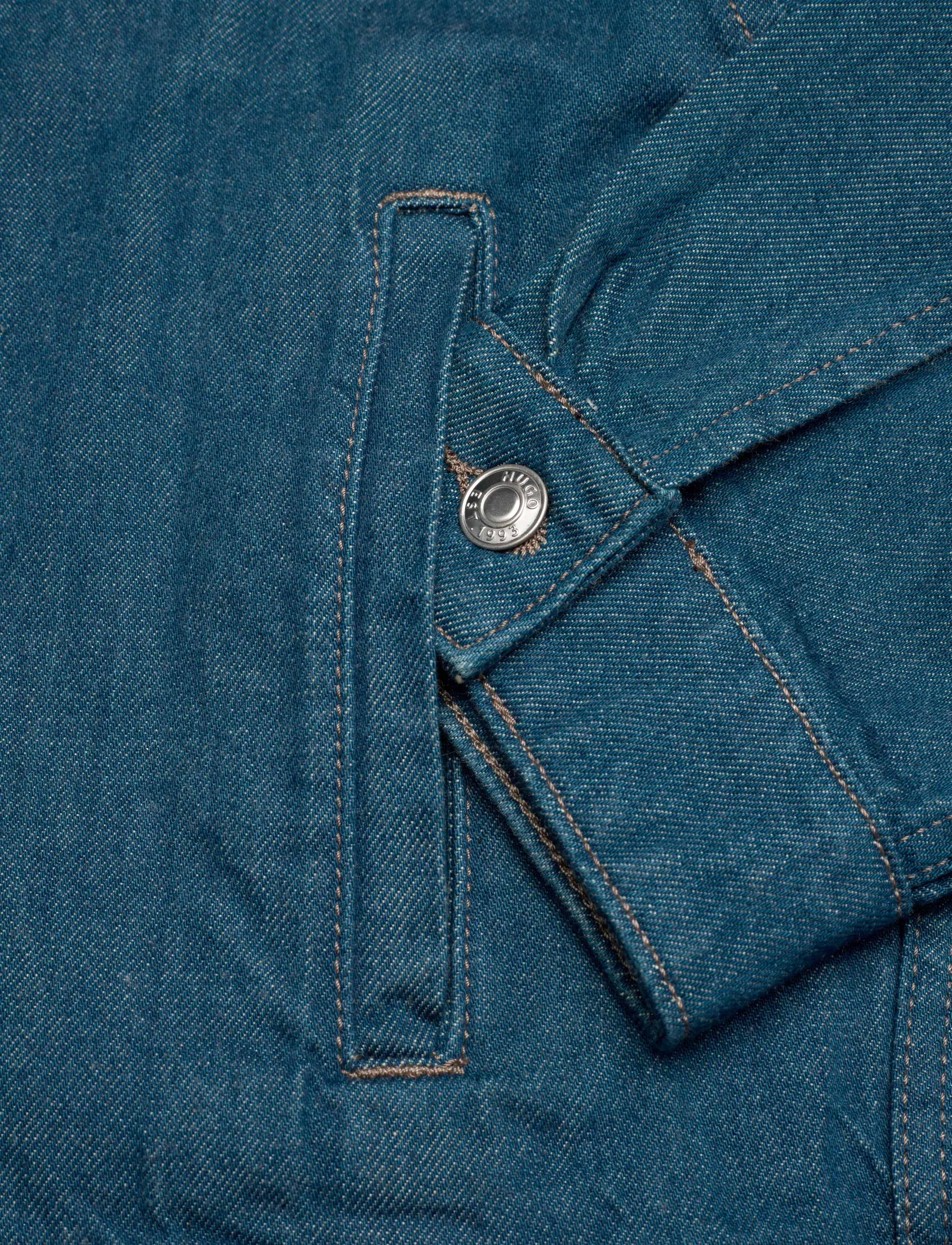 HUGO - HUGO 096/4 - ofodrade jeansjackor - dark blue - 3