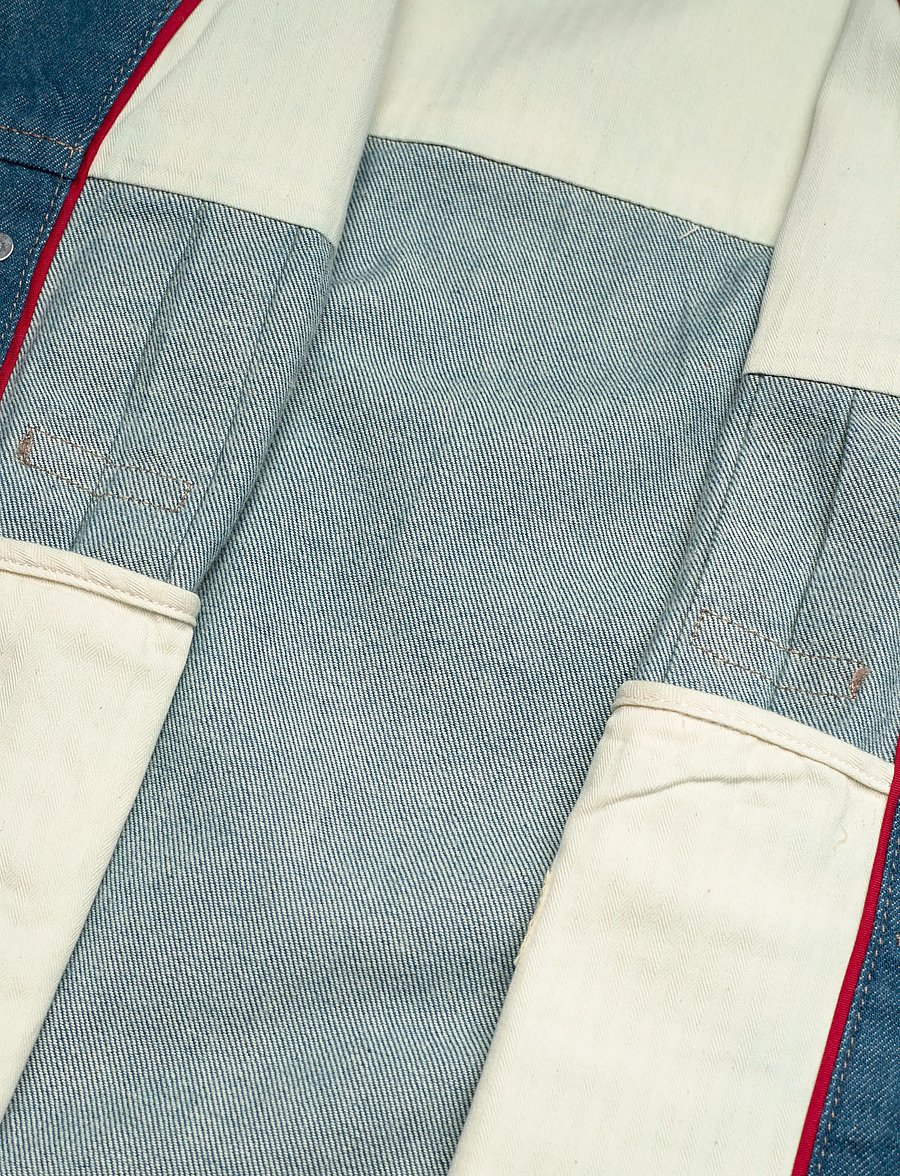HUGO - HUGO 096/4 - ofodrade jeansjackor - dark blue - 4