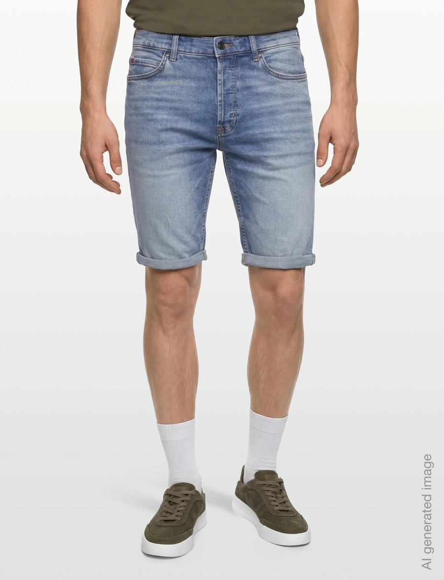 HUGO - HUGO 634/S - jorts - bright blue - 3