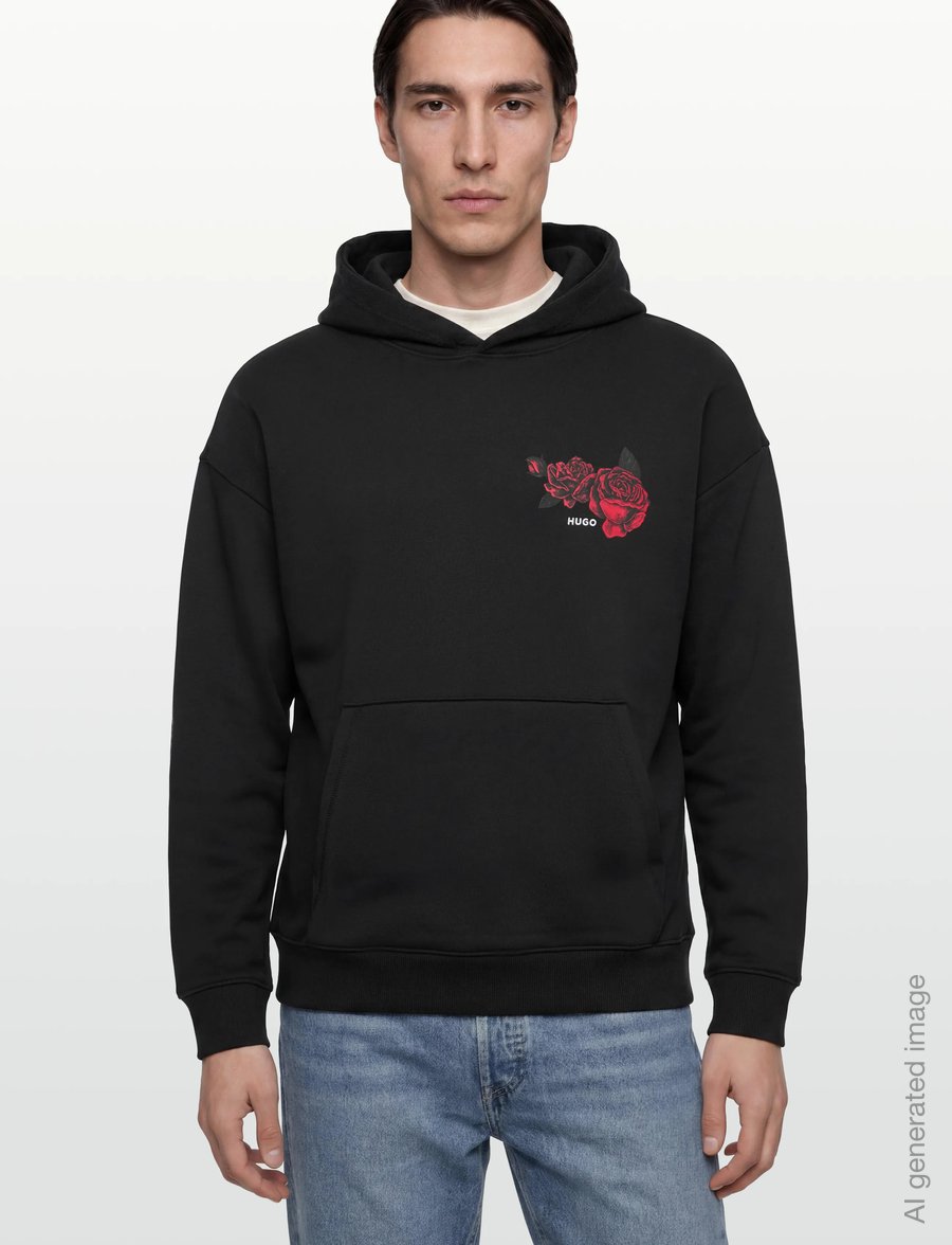 HUGO - Dagethood - hættetrøjer - black - 3