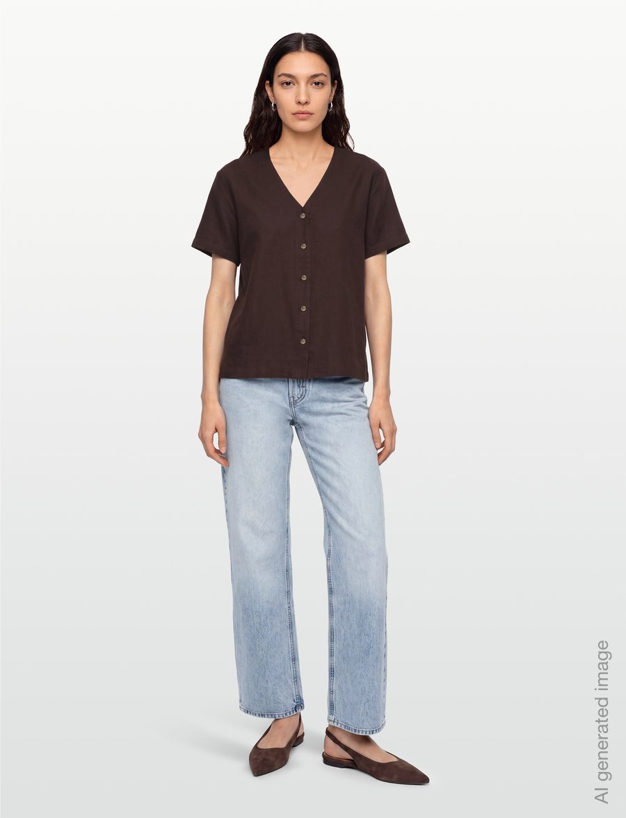 HUGO - 937_14 - brede jeans - light/pastel blue - 0