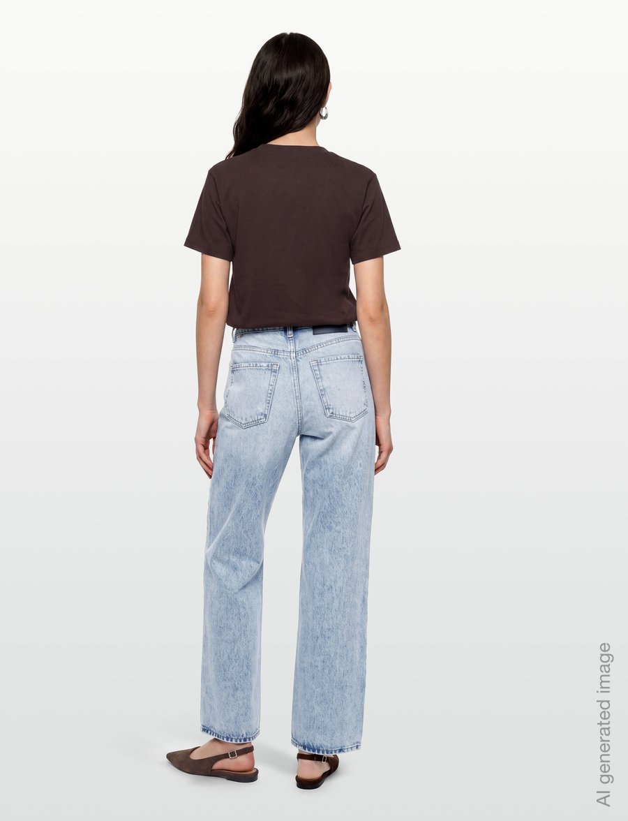 HUGO - 937_14 - brede jeans - light/pastel blue - 4