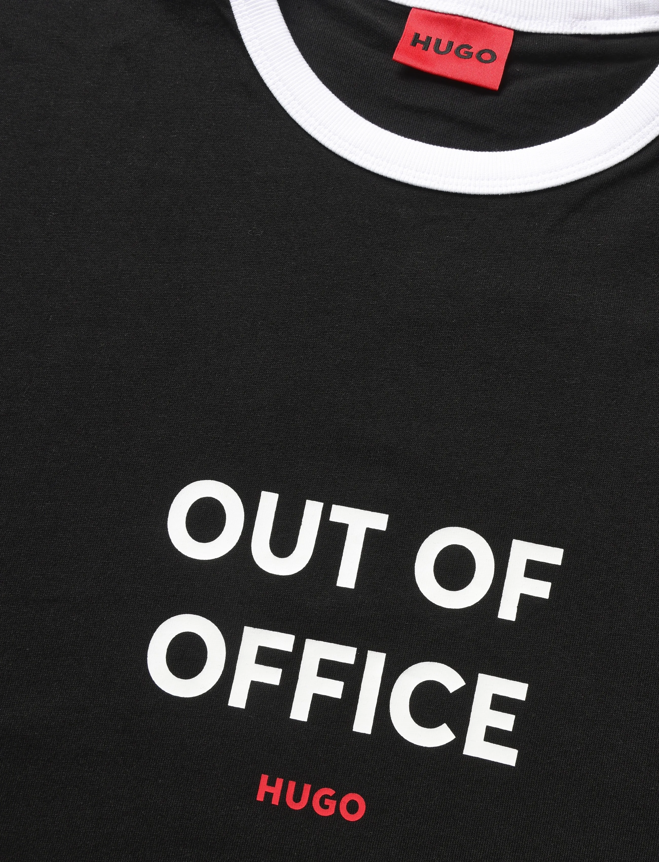 HUGO - Doffice - kortärmade t-shirts - black - 2