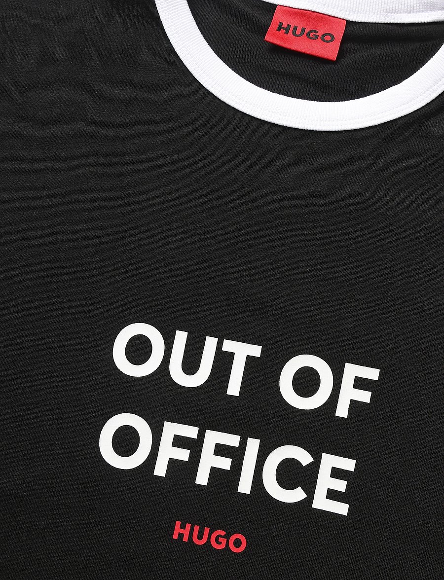 HUGO - Doffice - kortärmade t-shirts - black - 2