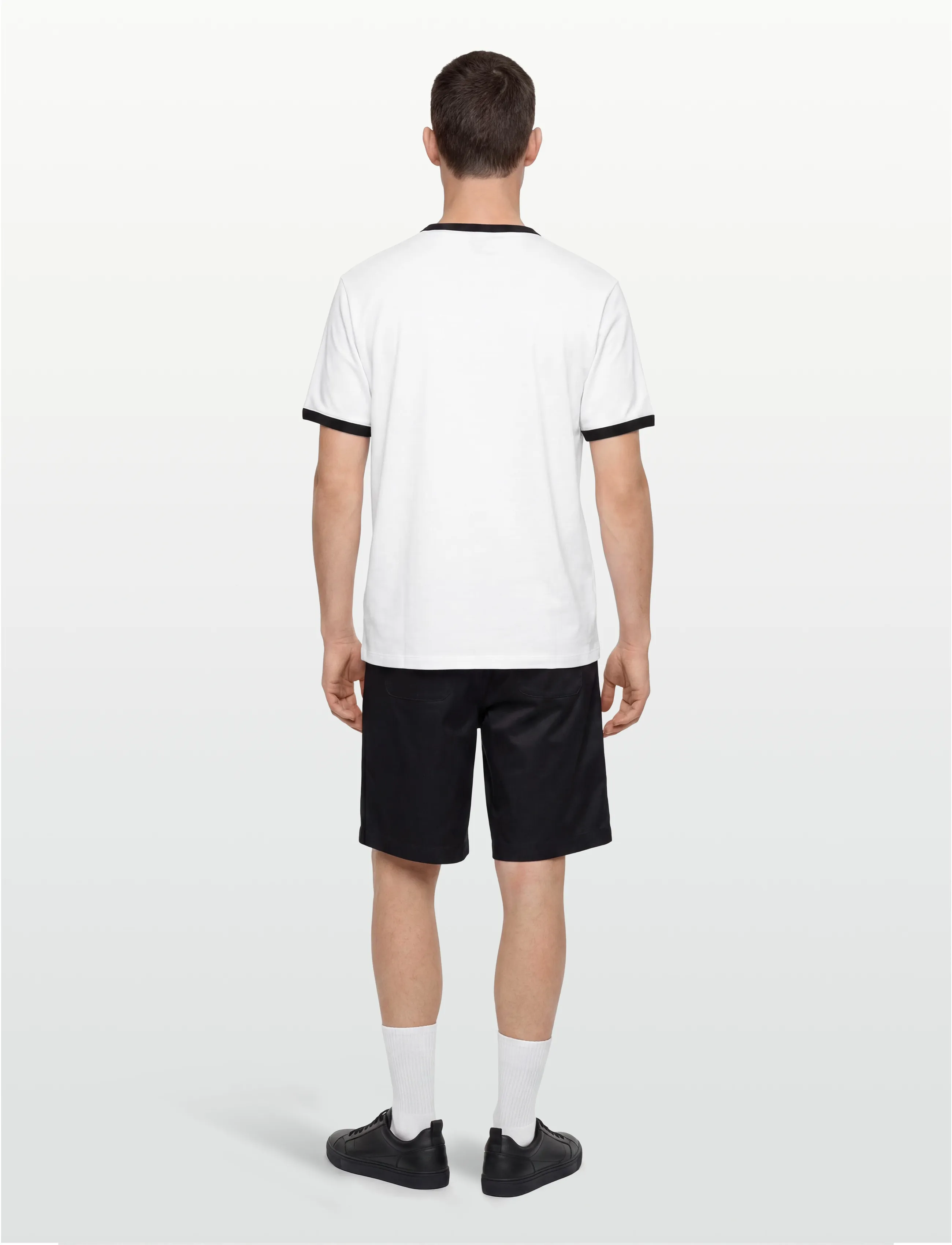 HUGO - Doffice - short-sleeved t-shirts - white - 5