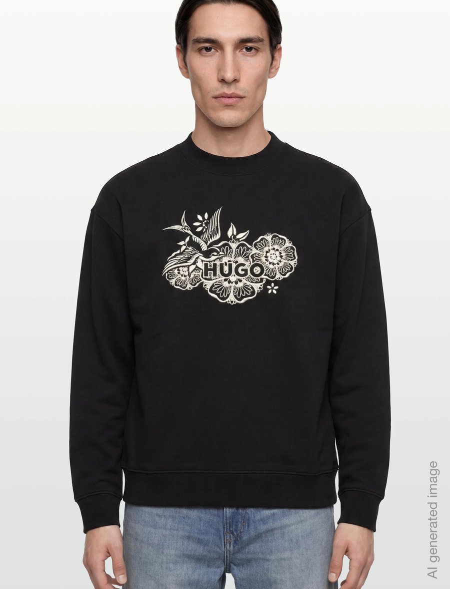 HUGO - Darony - sweatshirts - black - 3