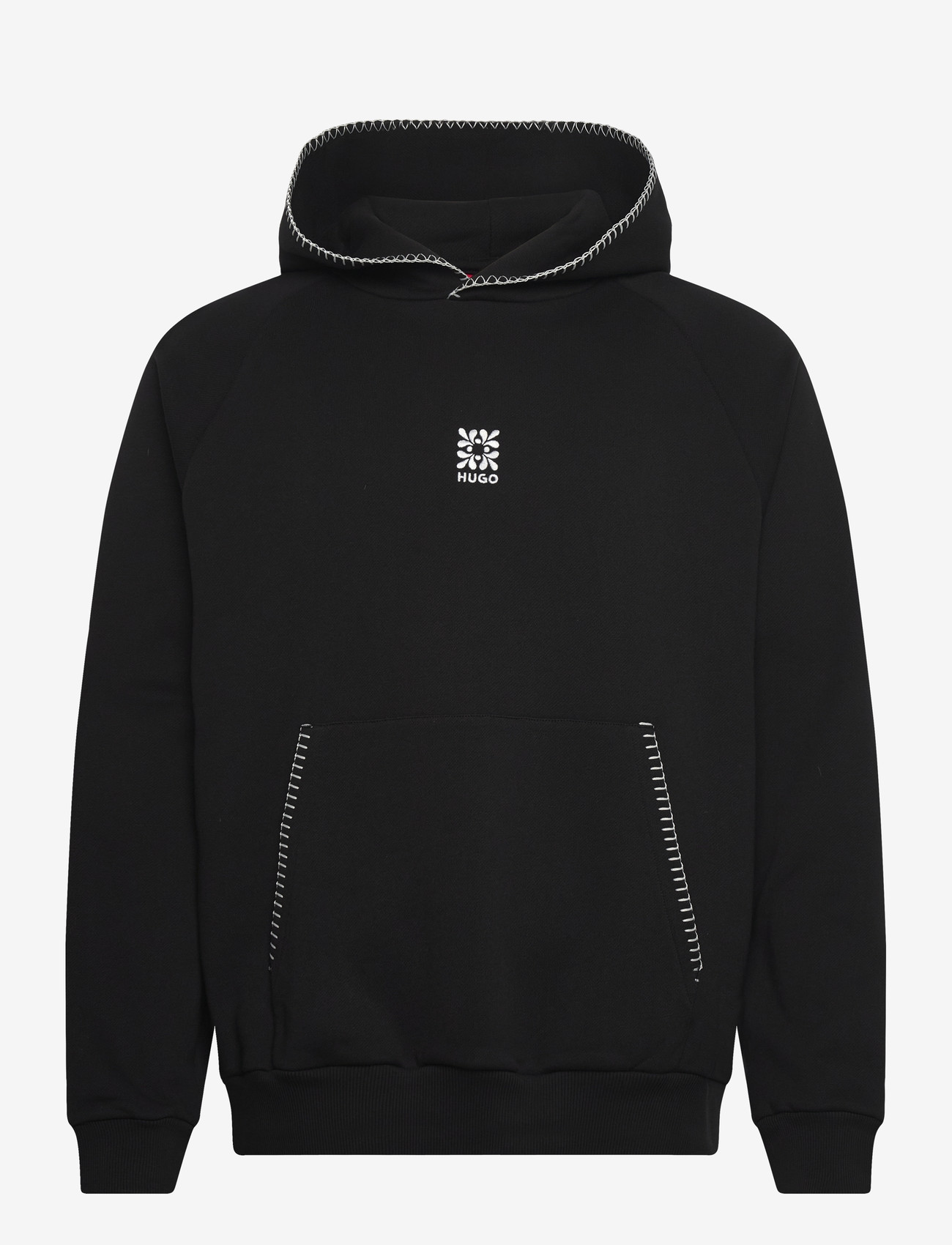 HUGO - Darohood - hoodies - black - 0