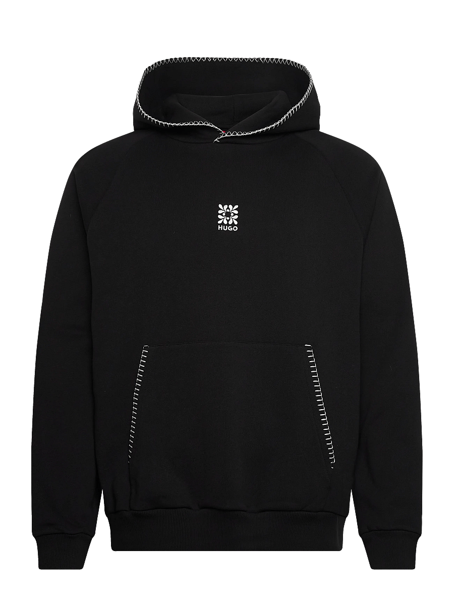 HUGO - Darohood - kapuzenpullover - black - 1